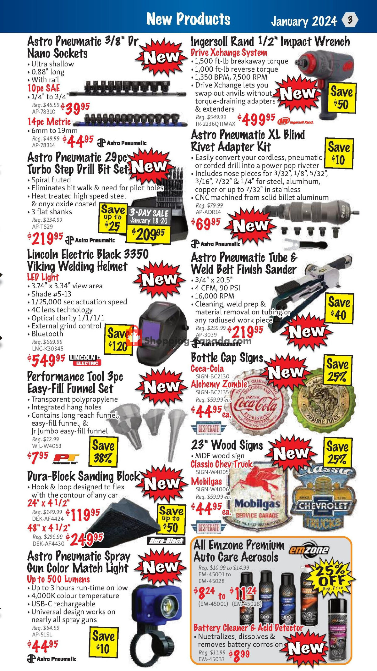 KMS Tools & Equipment flyer from Monday January 1, 2024 to Wednesday January 31, 2024 - page 3