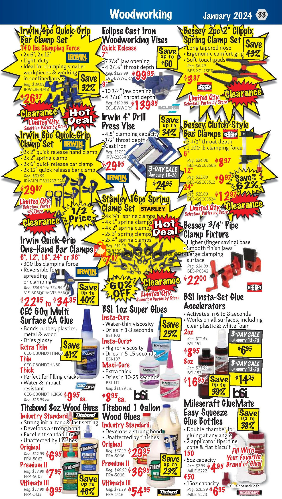 KMS Tools & Equipment flyer from Monday January 1, 2024 to Wednesday January 31, 2024 - page 33