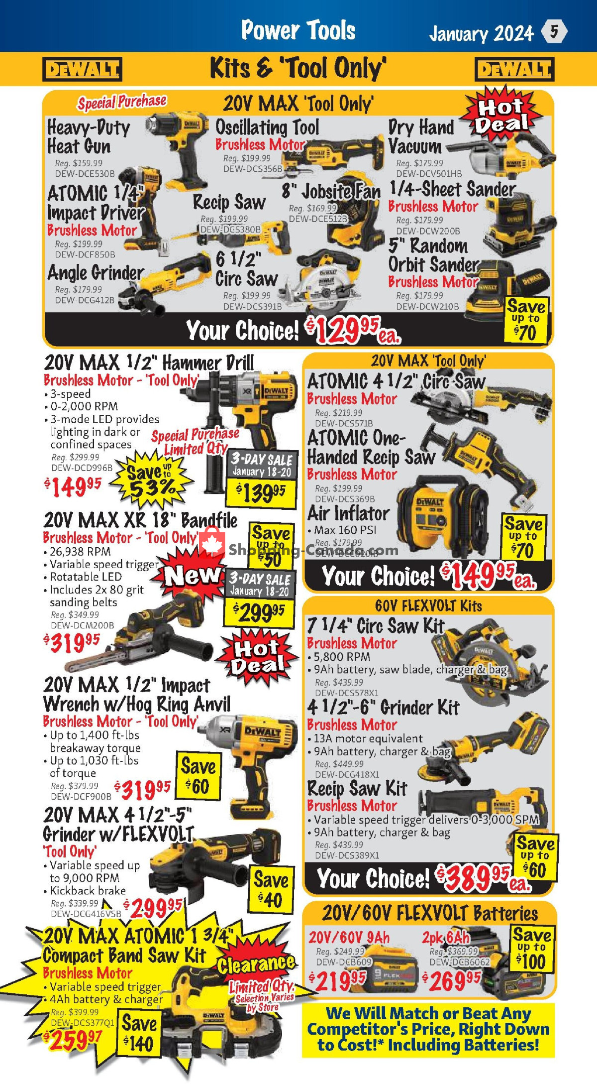 KMS Tools & Equipment flyer from Monday January 1, 2024 to Wednesday January 31, 2024 - page 5