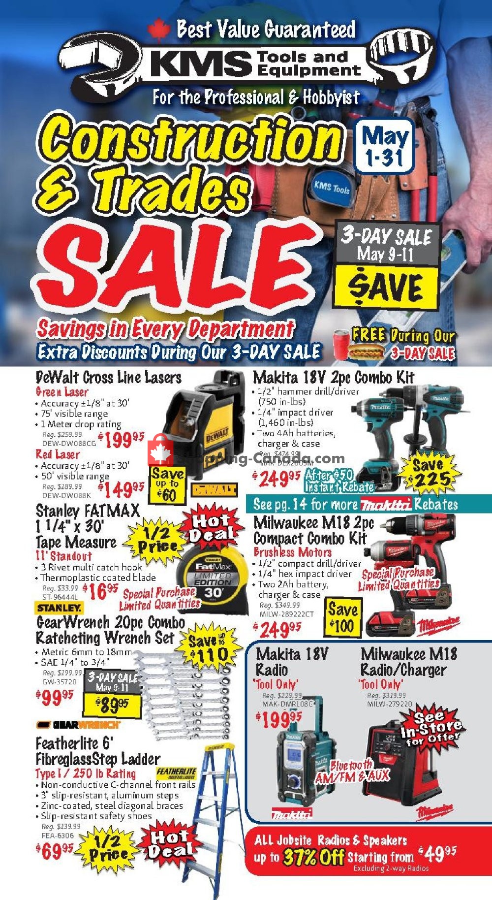 KMS Tools & Equipment flyer from Wednesday May 1, 2019 to Friday May 31, 2019 - page 1
