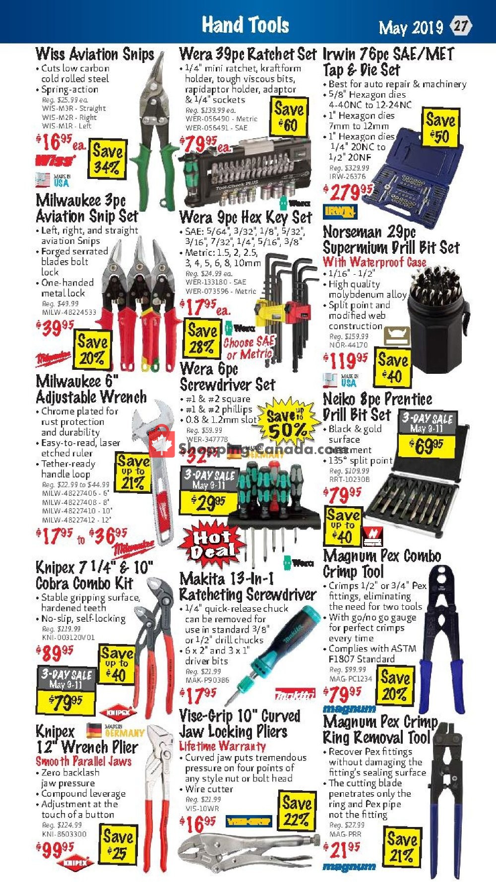 KMS Tools & Equipment flyer from Wednesday May 1, 2019 to Friday May 31, 2019 - page 27