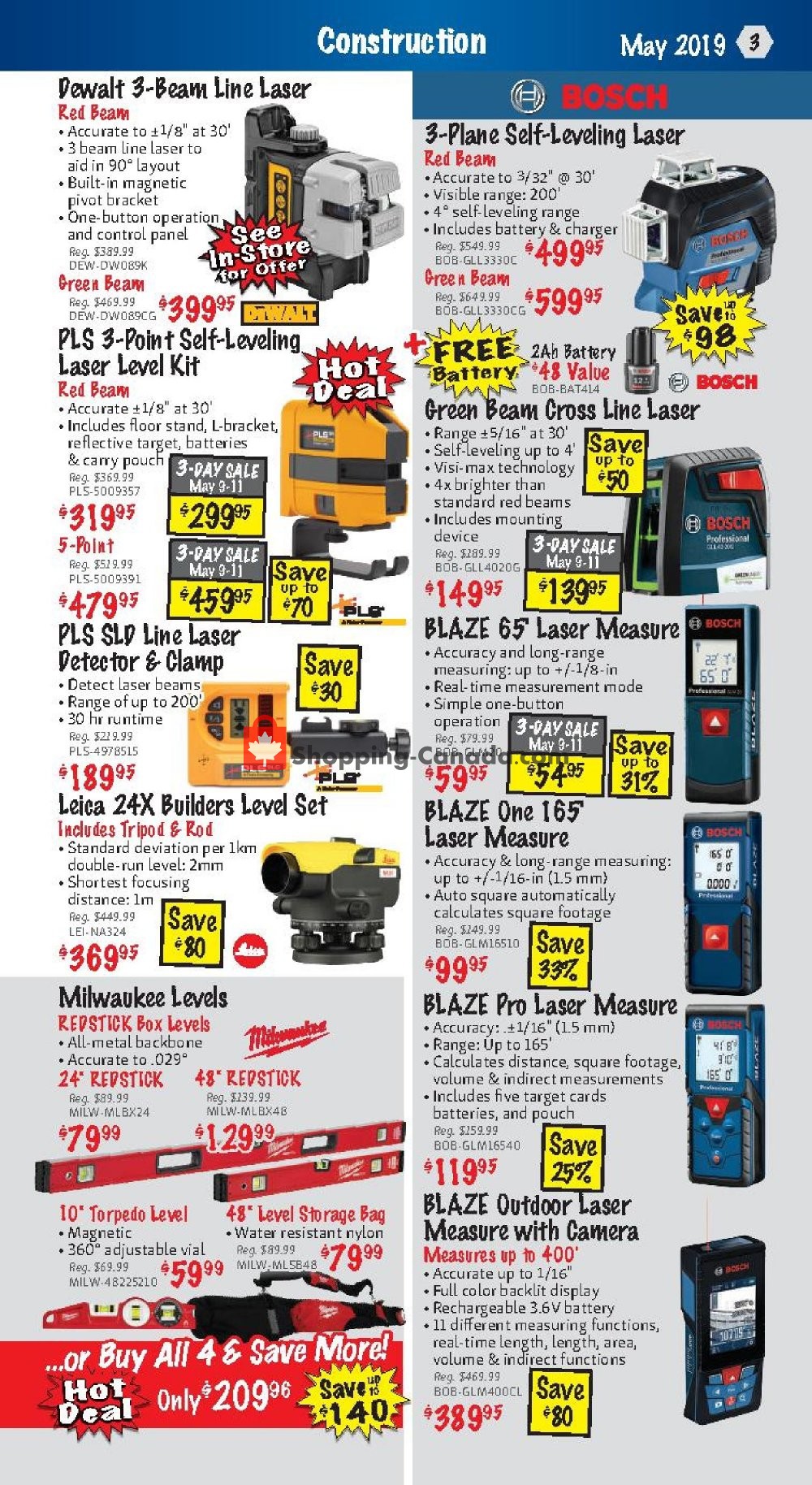 KMS Tools & Equipment flyer from Wednesday May 1, 2019 to Friday May 31, 2019 - page 3