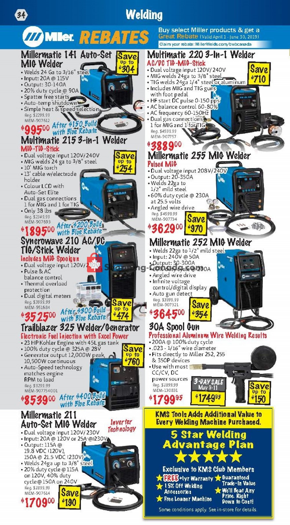 KMS Tools & Equipment flyer from Wednesday May 1, 2019 to Friday May 31, 2019 - page 34