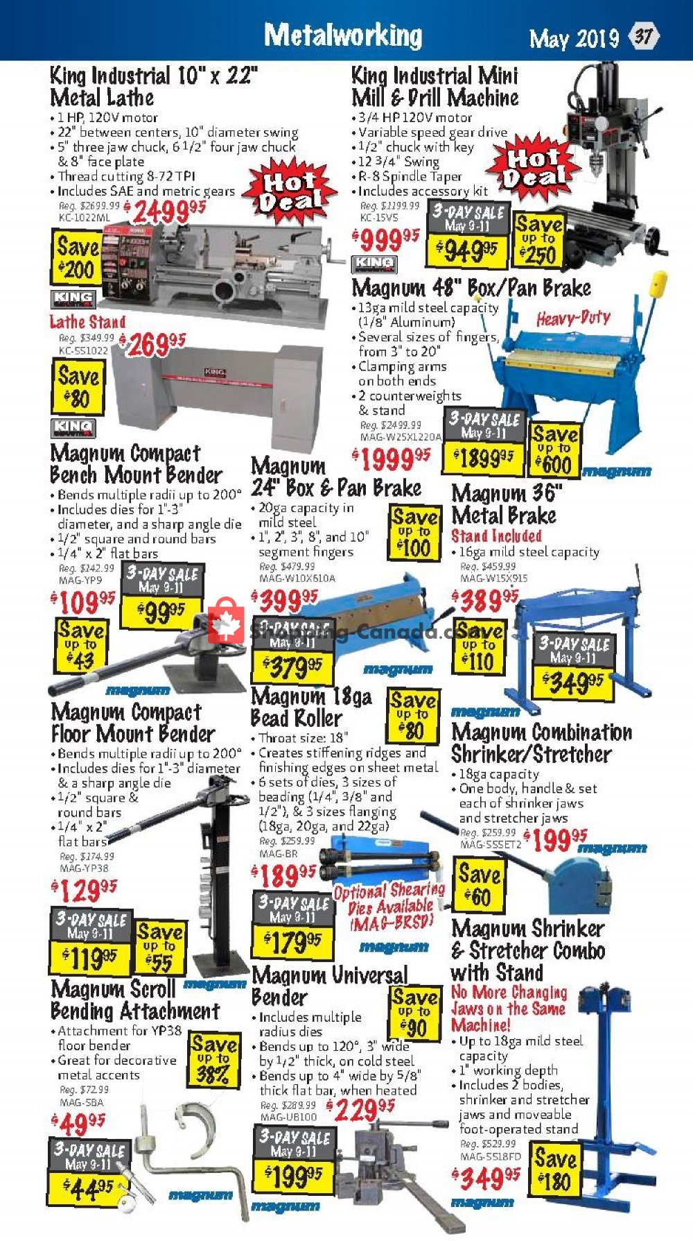 KMS Tools & Equipment flyer from Wednesday May 1, 2019 to Friday May 31, 2019 - page 37