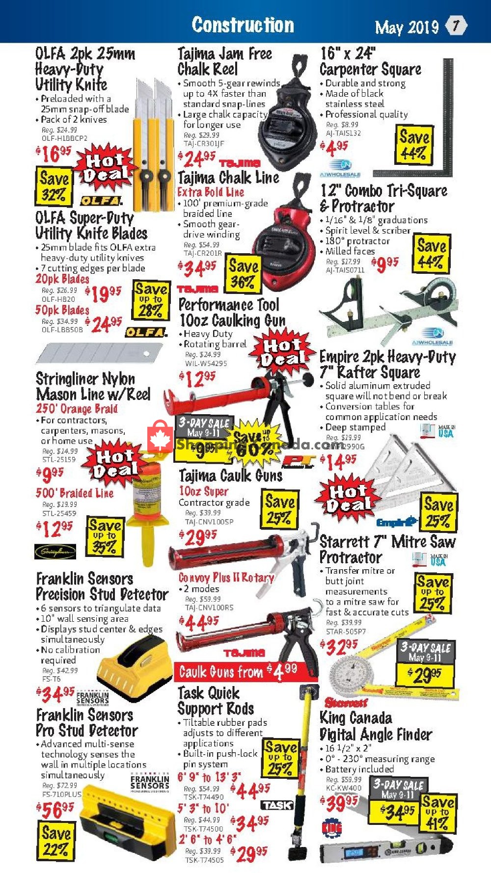 KMS Tools & Equipment flyer from Wednesday May 1, 2019 to Friday May 31, 2019 - page 7