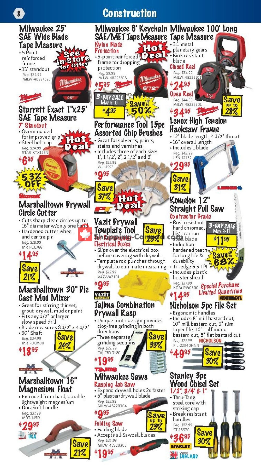 KMS Tools & Equipment flyer from Wednesday May 1, 2019 to Friday May 31, 2019 - page 8