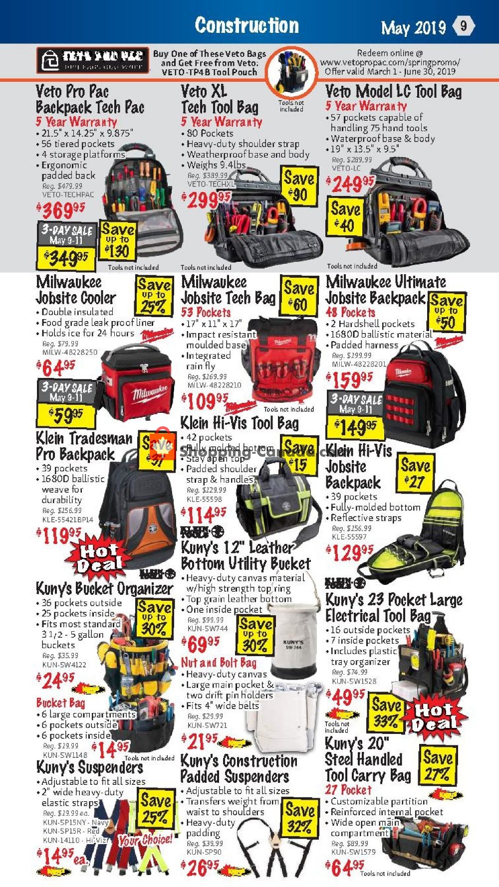 KMS Tools & Equipment flyer from Wednesday May 1, 2019 to Friday May 31, 2019 - page 9