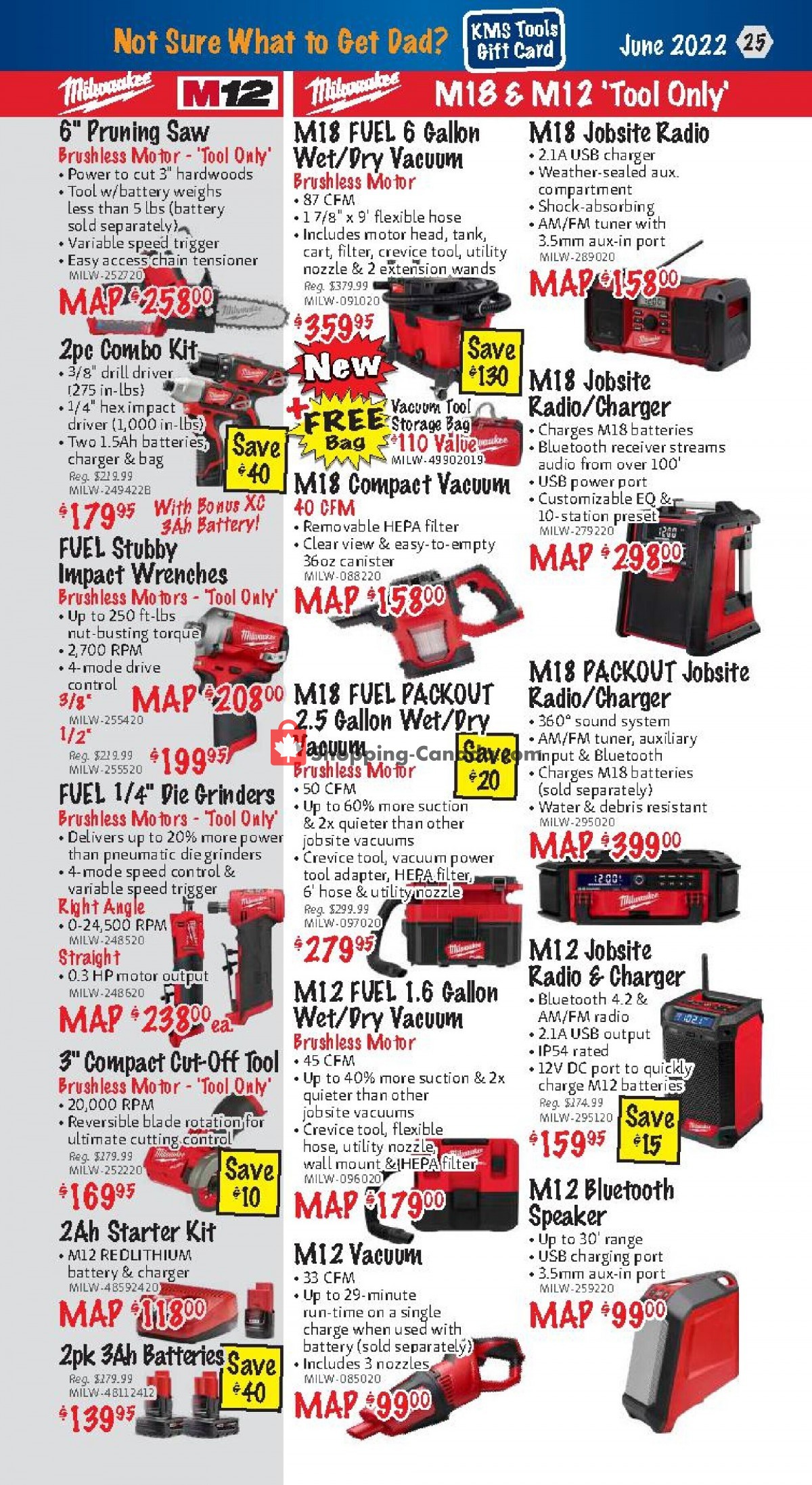 KMS Tools & Equipment flyer from Wednesday June 1, 2022 to Thursday June 30, 2022 - page 25
