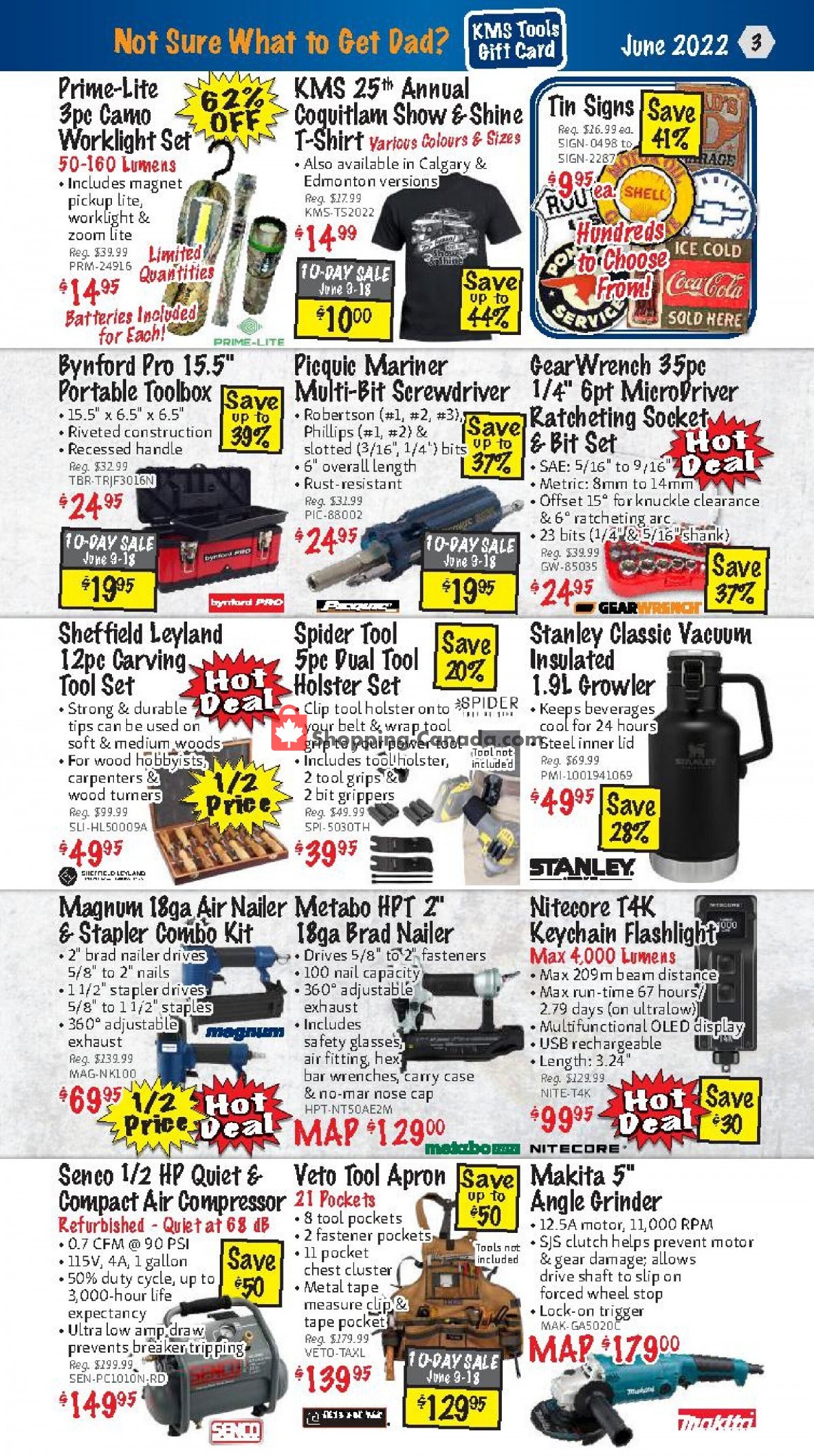 KMS Tools & Equipment flyer from Wednesday June 1, 2022 to Thursday June 30, 2022 - page 3
