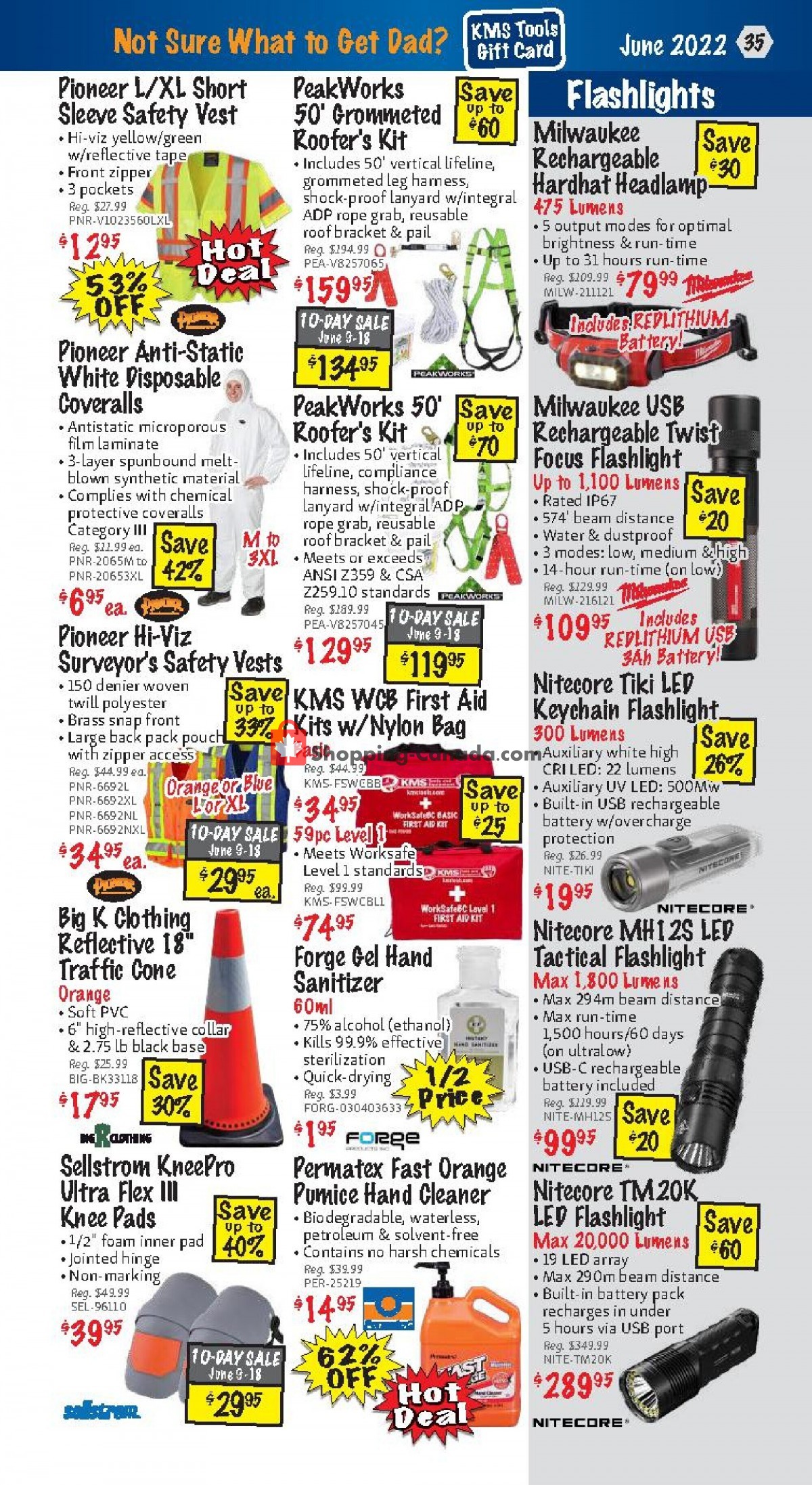 KMS Tools & Equipment flyer from Wednesday June 1, 2022 to Thursday June 30, 2022 - page 35