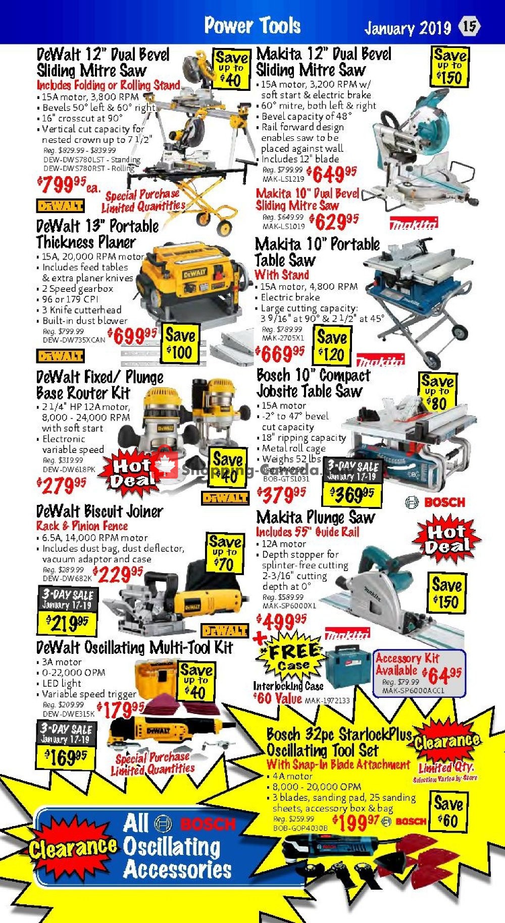 KMS Tools & Equipment flyer from Thursday January 17, 2019 to Saturday January 19, 2019 - page 15