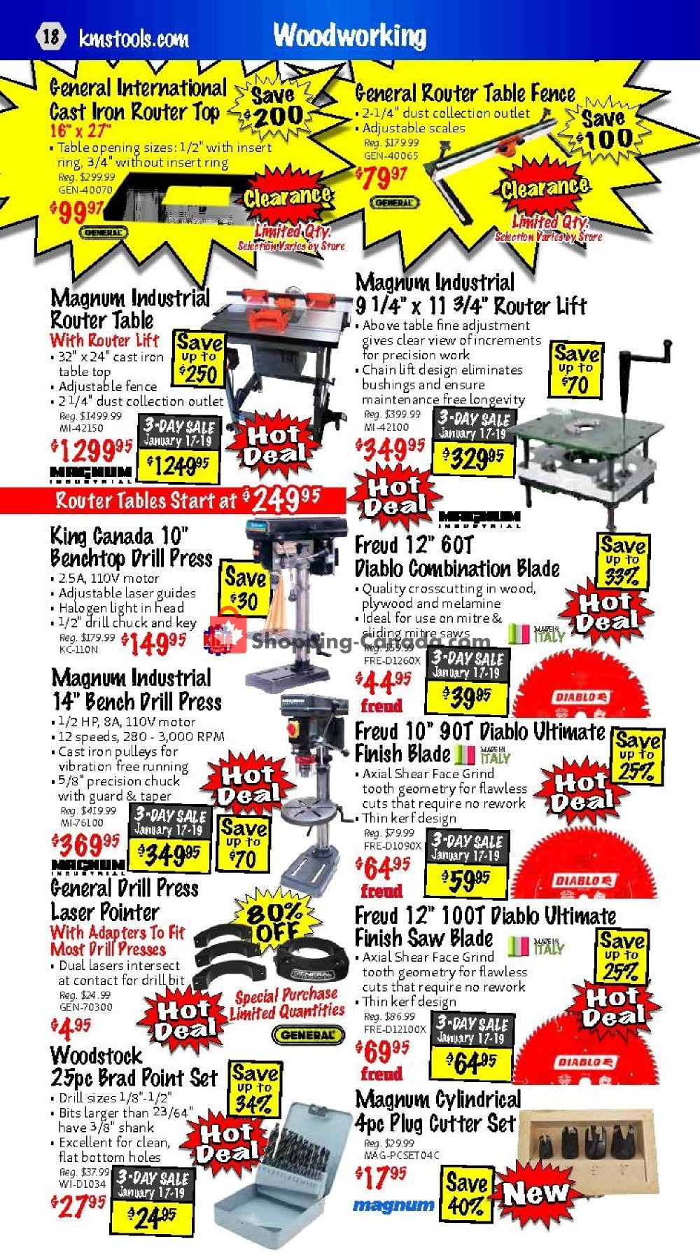 KMS Tools & Equipment flyer from Thursday January 17, 2019 to Saturday January 19, 2019 - page 18