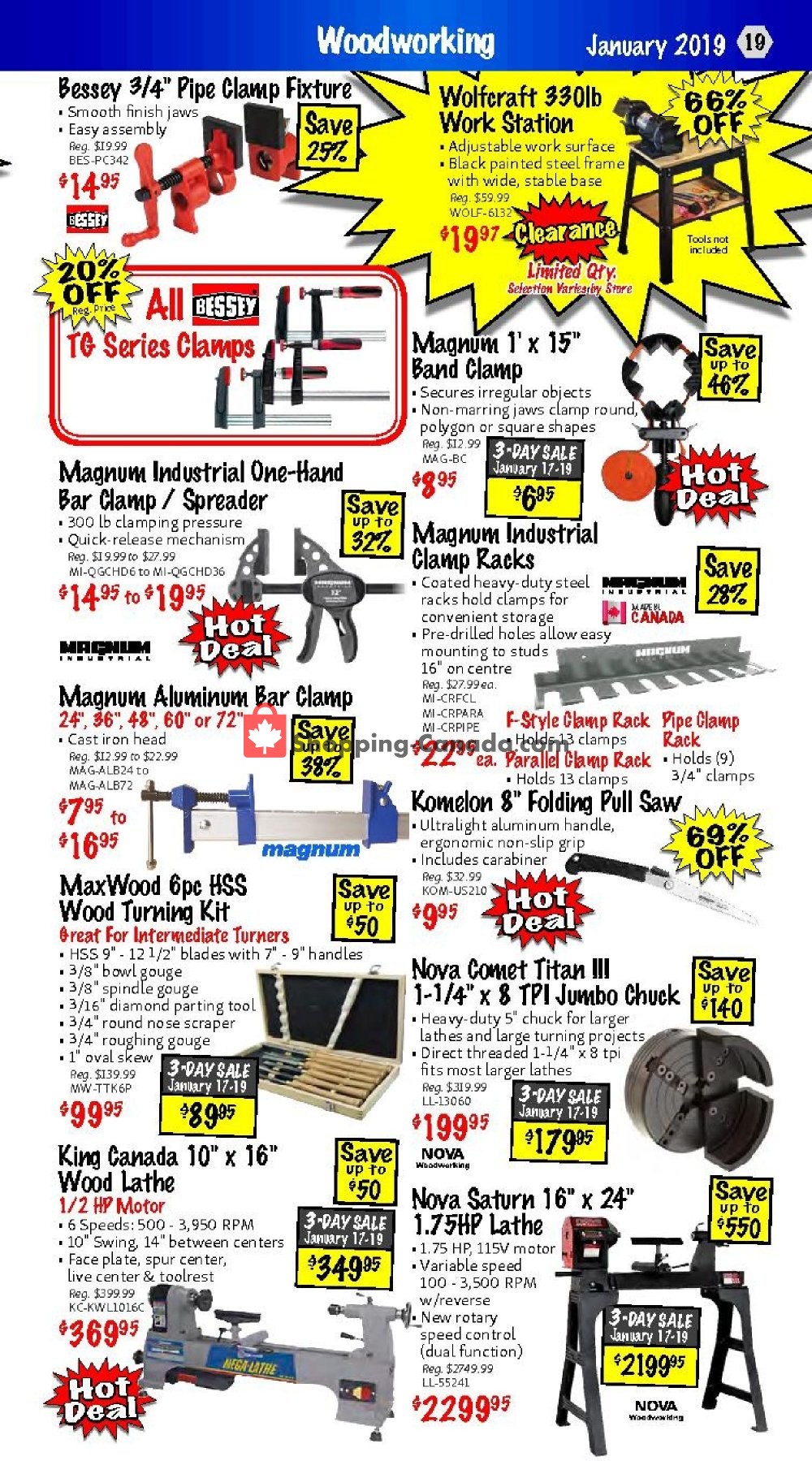 KMS Tools & Equipment flyer from Thursday January 17, 2019 to Saturday January 19, 2019 - page 19