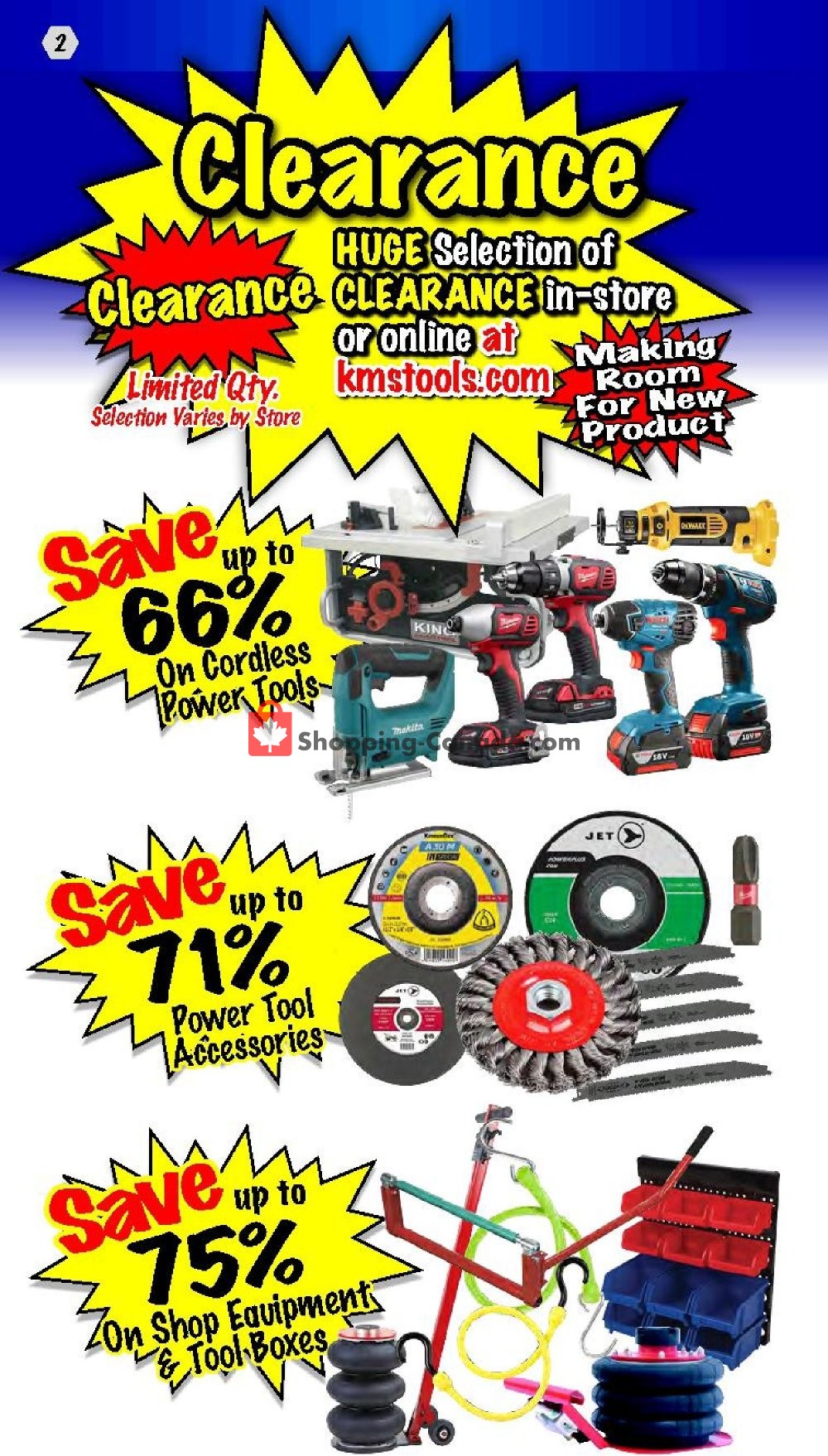 KMS Tools & Equipment flyer from Thursday January 17, 2019 to Saturday January 19, 2019 - page 2