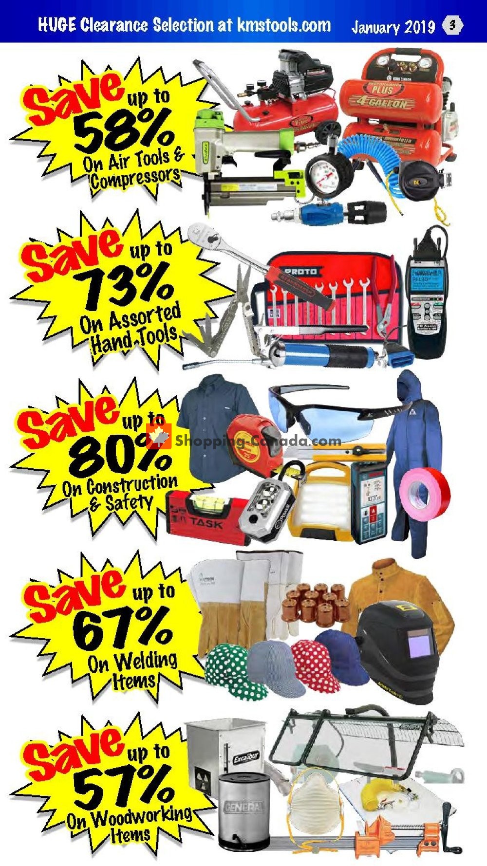 KMS Tools & Equipment flyer from Thursday January 17, 2019 to Saturday January 19, 2019 - page 3