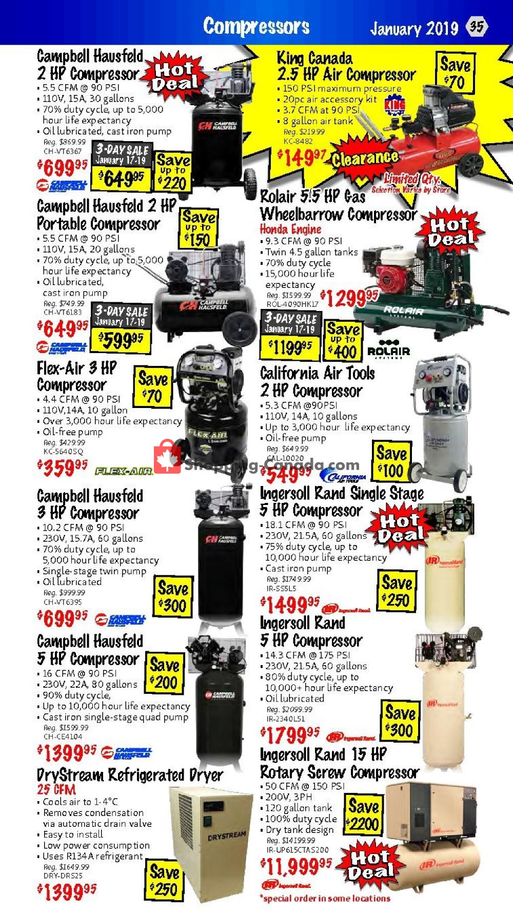 KMS Tools & Equipment flyer from Thursday January 17, 2019 to Saturday January 19, 2019 - page 35