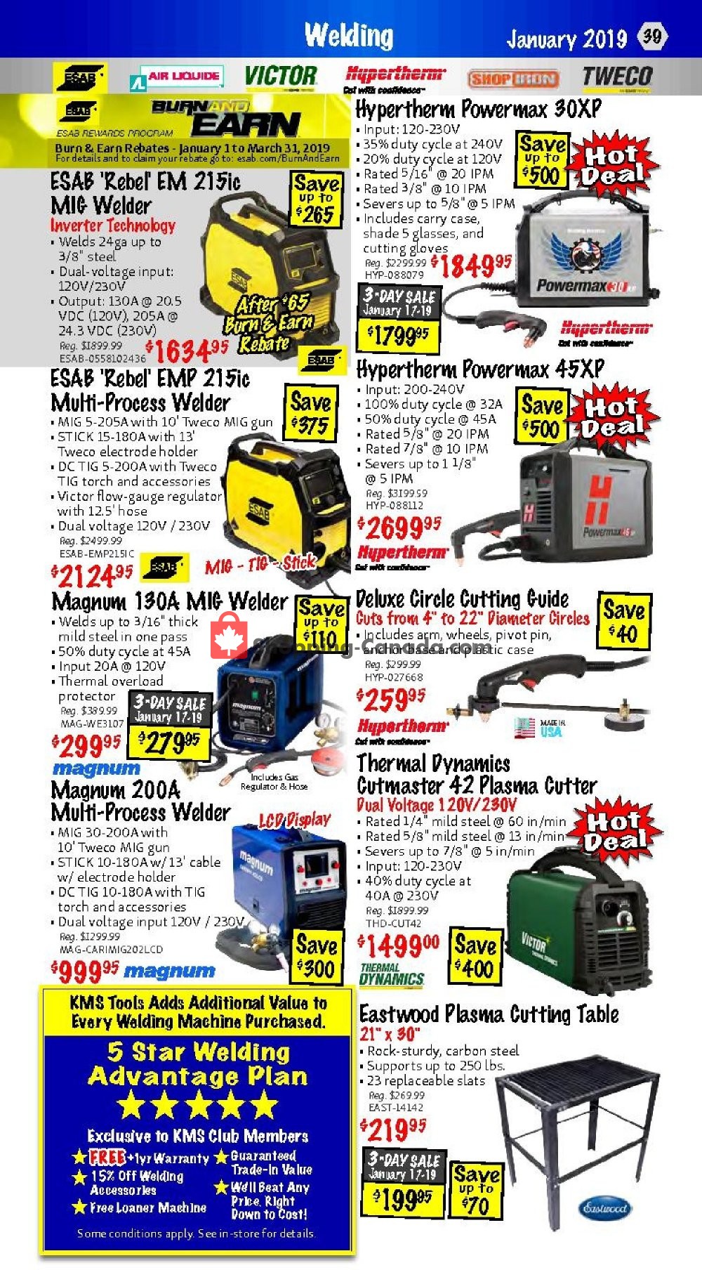 KMS Tools & Equipment flyer from Thursday January 17, 2019 to Saturday January 19, 2019 - page 39