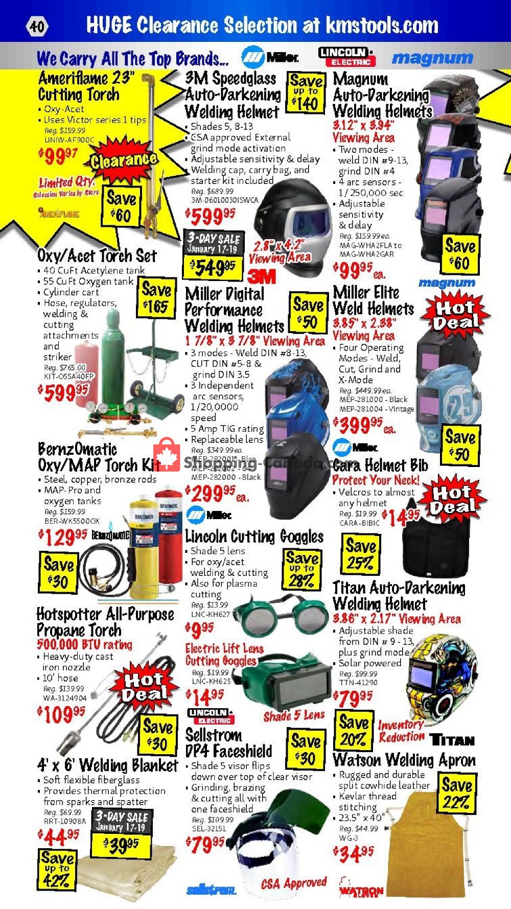 KMS Tools & Equipment flyer from Thursday January 17, 2019 to Saturday January 19, 2019 - page 40