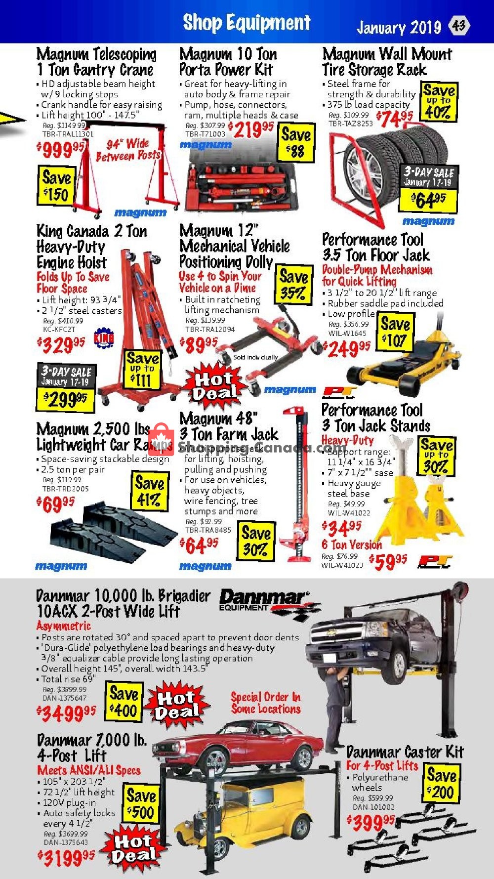 KMS Tools & Equipment flyer from Thursday January 17, 2019 to Saturday January 19, 2019 - page 43