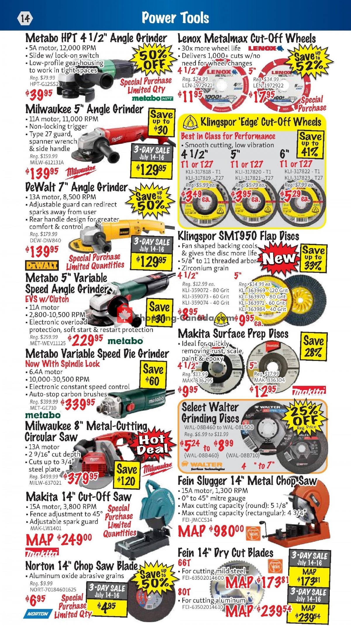 KMS Tools & Equipment flyer from Friday July 1, 2022 to Sunday July 31, 2022 - page 14