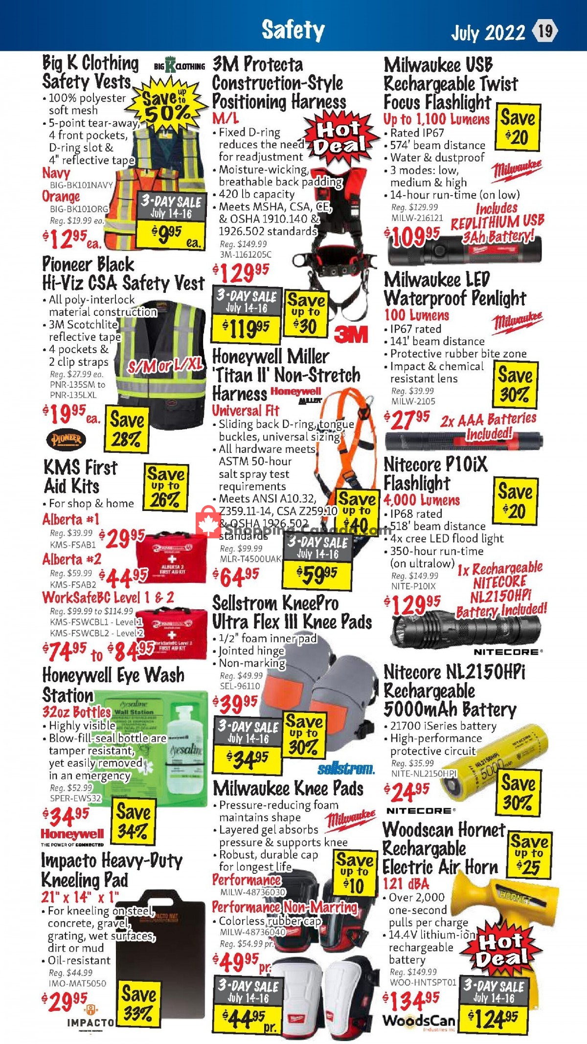 KMS Tools & Equipment Canada, flyer (Power Tool Sale) July 1 July