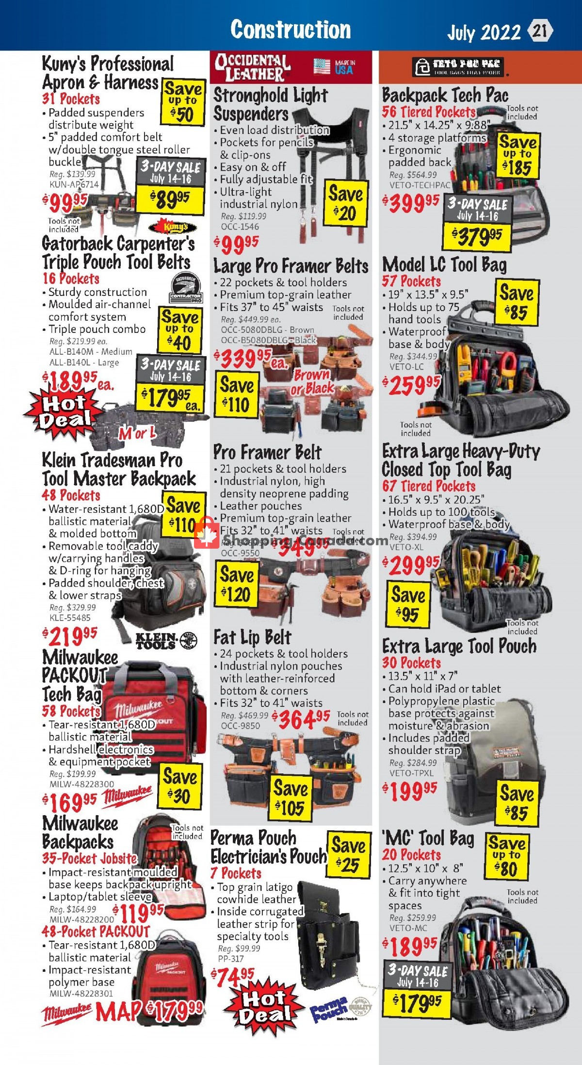 KMS Tools & Equipment flyer from Friday July 1, 2022 to Sunday July 31, 2022 - page 21