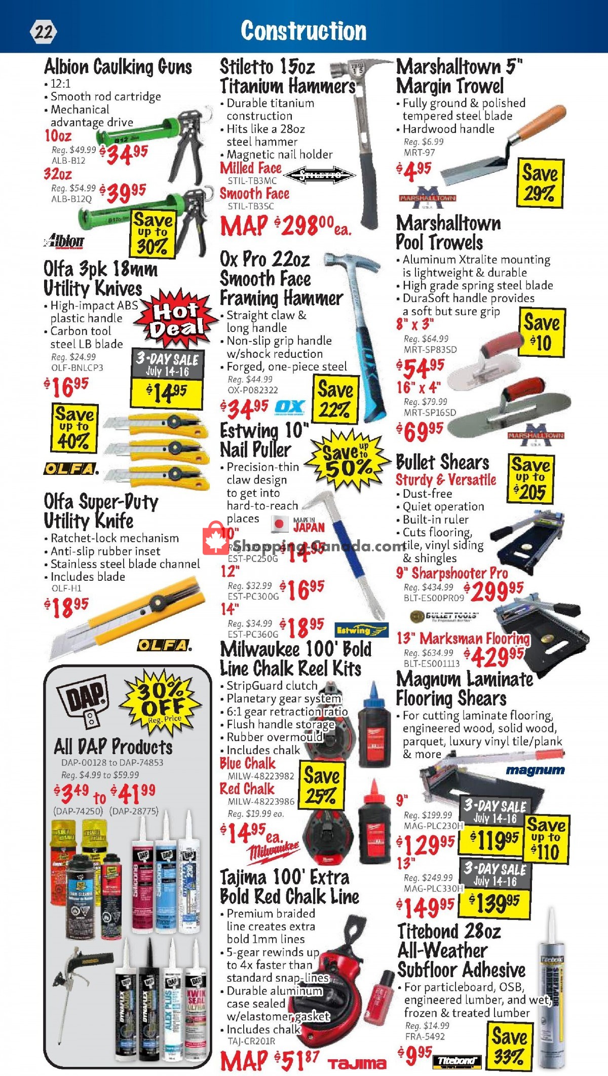 KMS Tools & Equipment flyer from Friday July 1, 2022 to Sunday July 31, 2022 - page 22