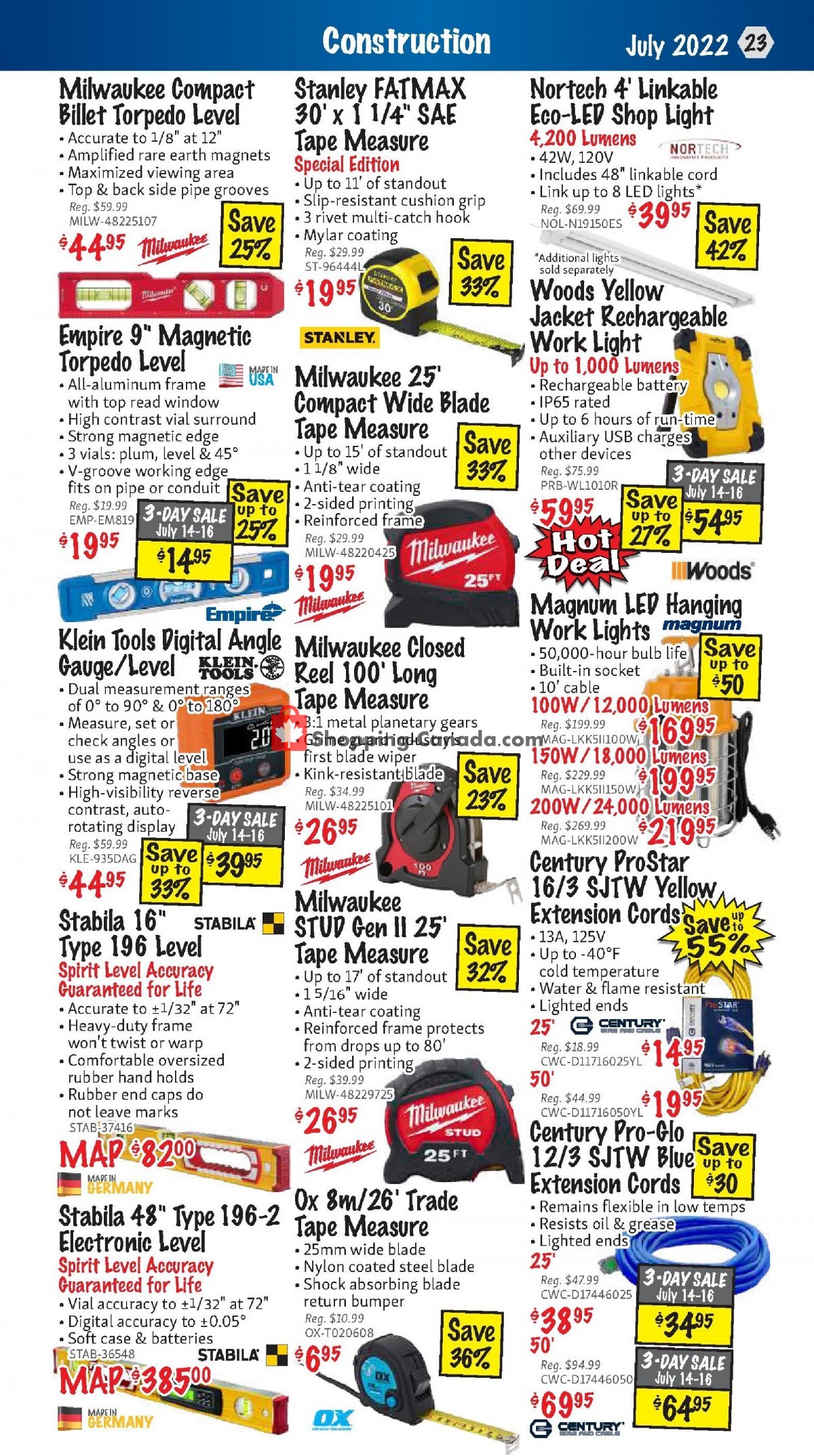 KMS Tools & Equipment flyer from Friday July 1, 2022 to Sunday July 31, 2022 - page 23