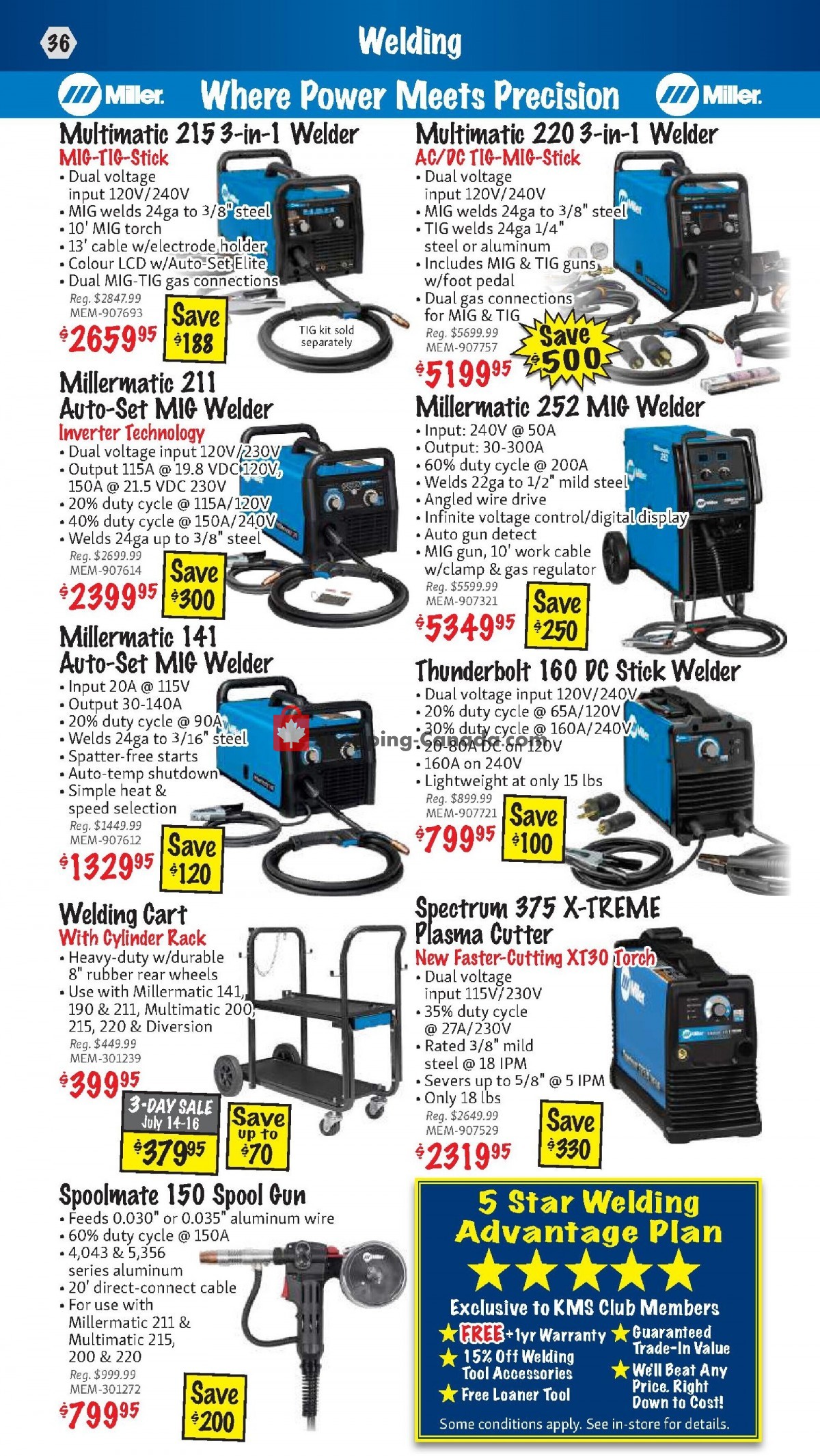 KMS Tools & Equipment flyer from Friday July 1, 2022 to Sunday July 31, 2022 - page 36