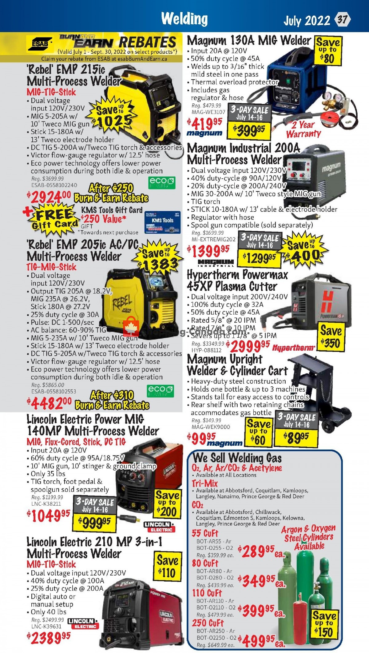 KMS Tools & Equipment flyer from Friday July 1, 2022 to Sunday July 31, 2022 - page 37