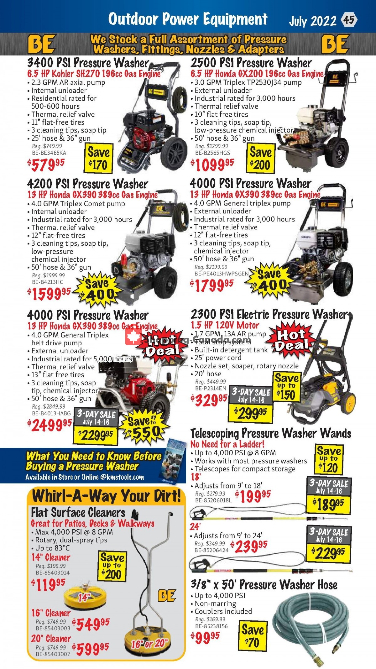 KMS Tools & Equipment flyer from Friday July 1, 2022 to Sunday July 31, 2022 - page 45
