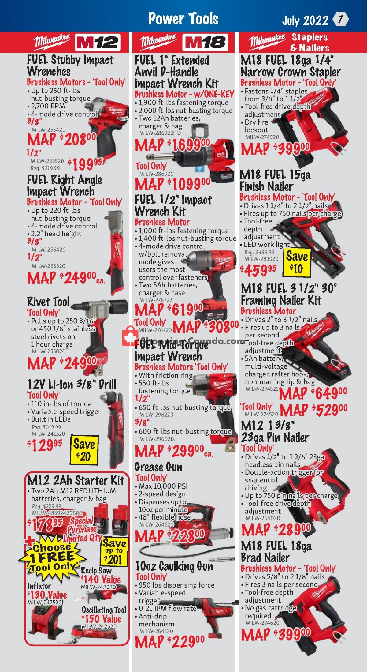KMS Tools & Equipment flyer from Friday July 1, 2022 to Sunday July 31, 2022 - page 7