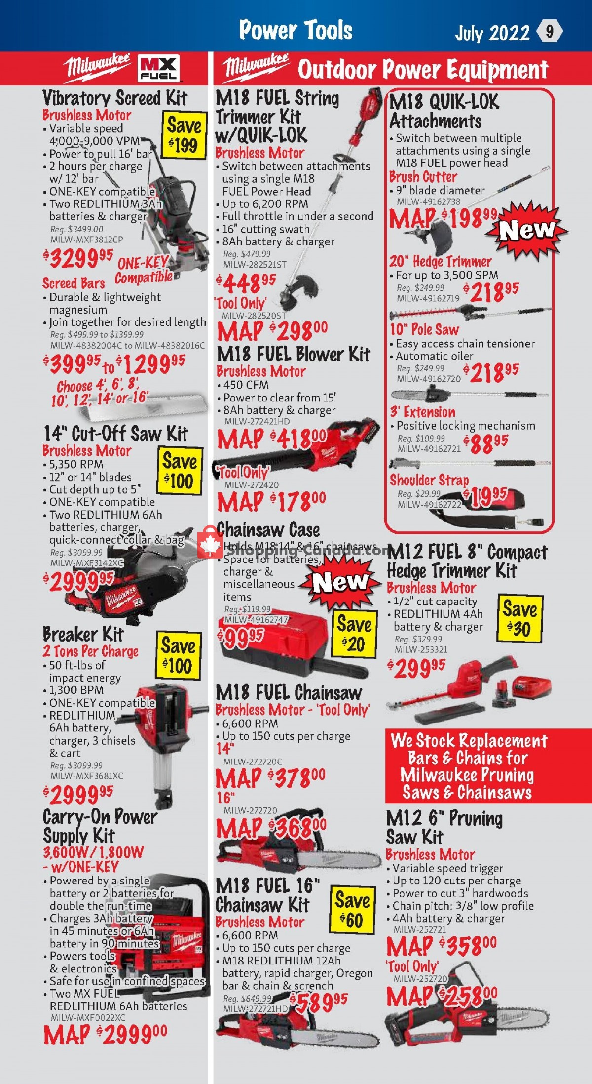 KMS Tools & Equipment flyer from Friday July 1, 2022 to Sunday July 31, 2022 - page 9