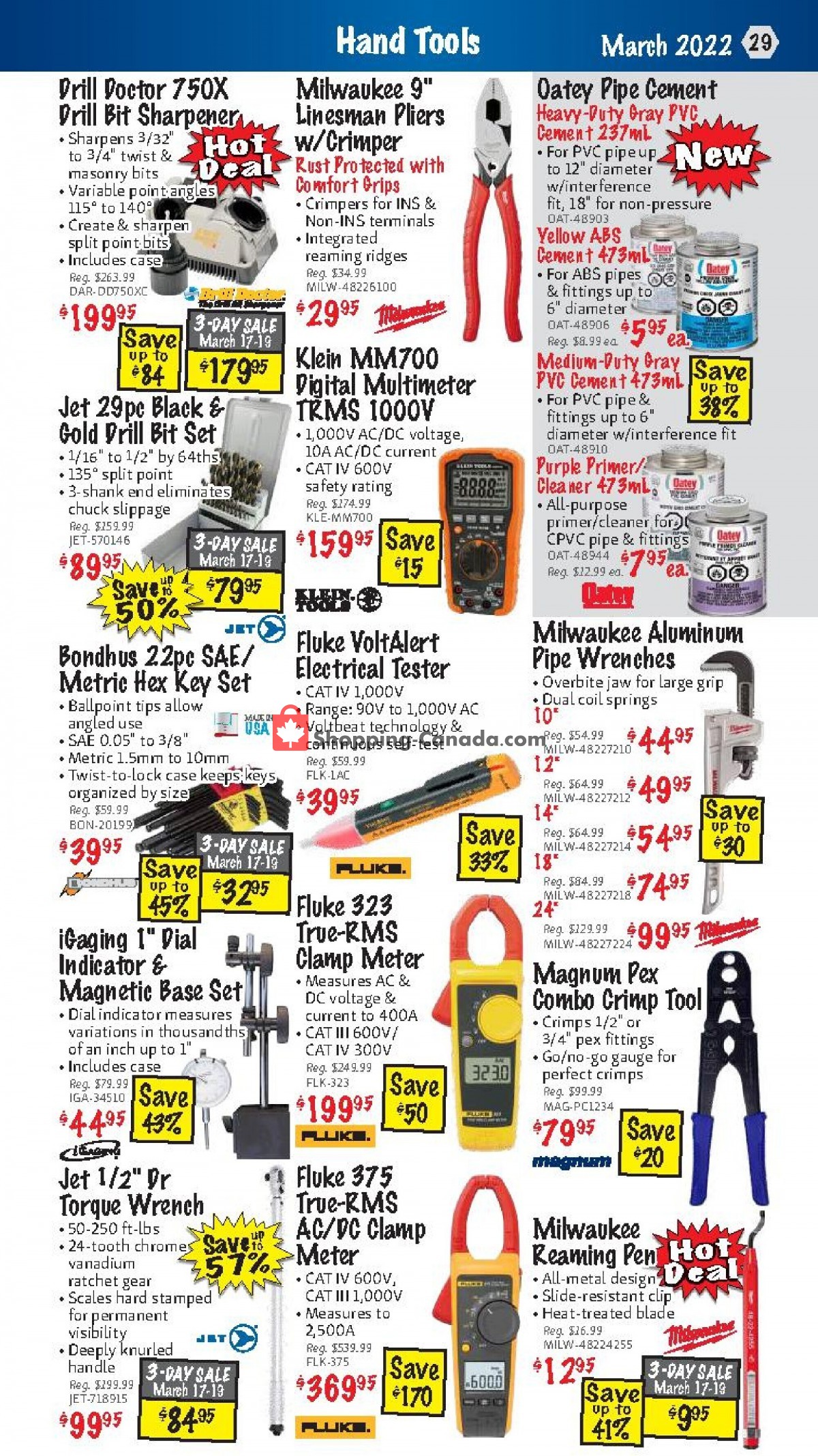 KMS Tools & Equipment Canada, flyer (Power Tool Sale) March 1 March 31, 2022 Shopping Canada