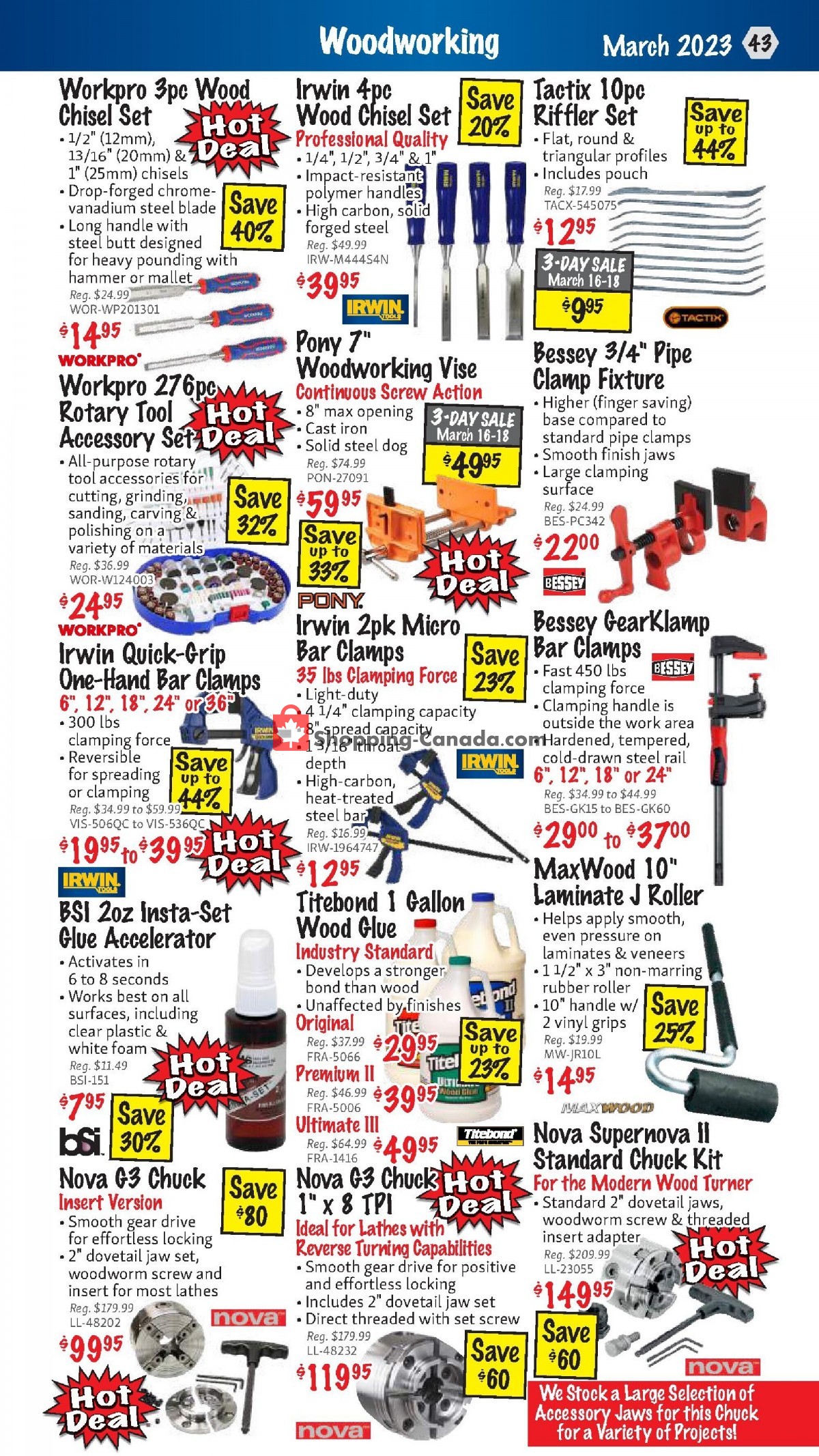 KMS Tools & Equipment Canada, flyer (Power Tool Sale) March 1 March 31, 2023 Shopping Canada
