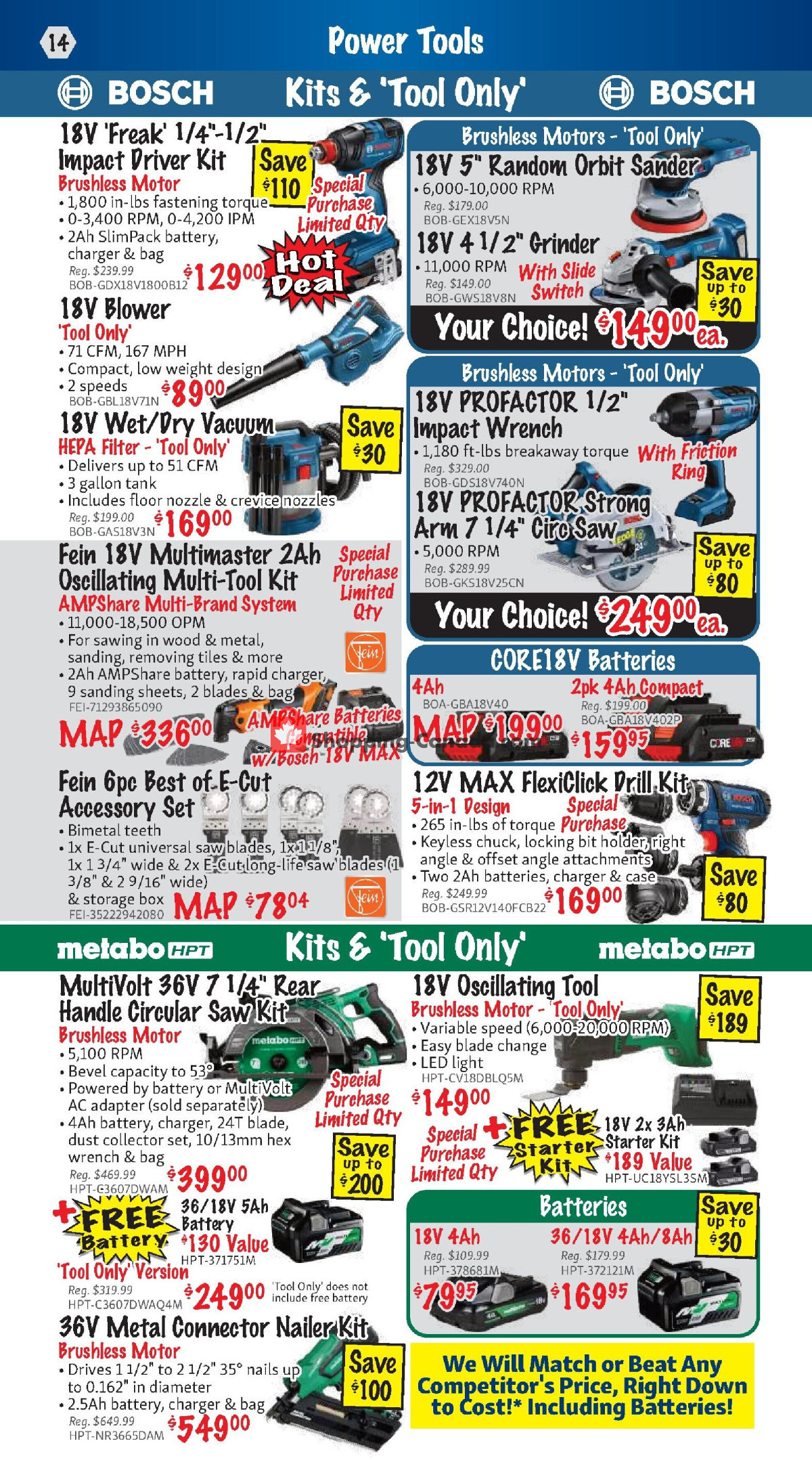 KMS Tools & Equipment flyer from Friday March 1, 2024 to Sunday March 31, 2024 - page 14