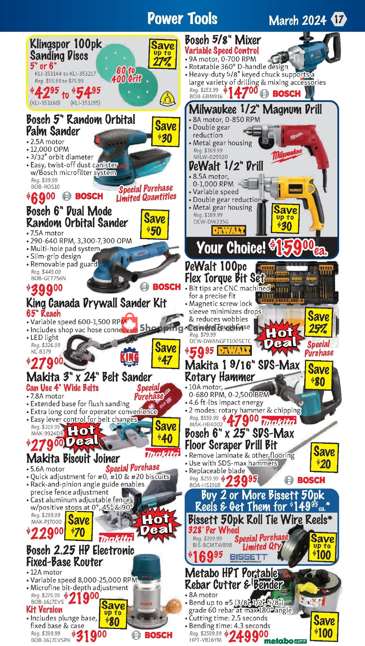 KMS Tools & Equipment flyer from Friday March 1, 2024 to Sunday March 31, 2024 - page 17