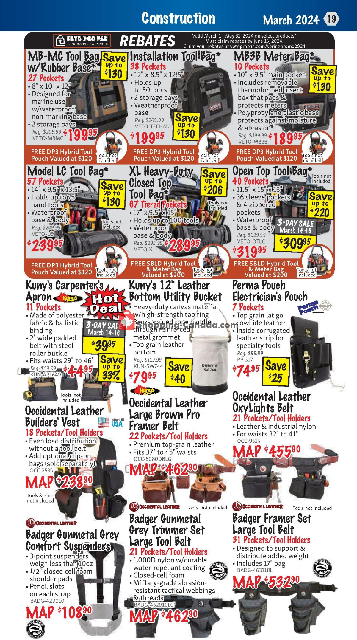 KMS Tools & Equipment flyer from Friday March 1, 2024 to Sunday March 31, 2024 - page 19
