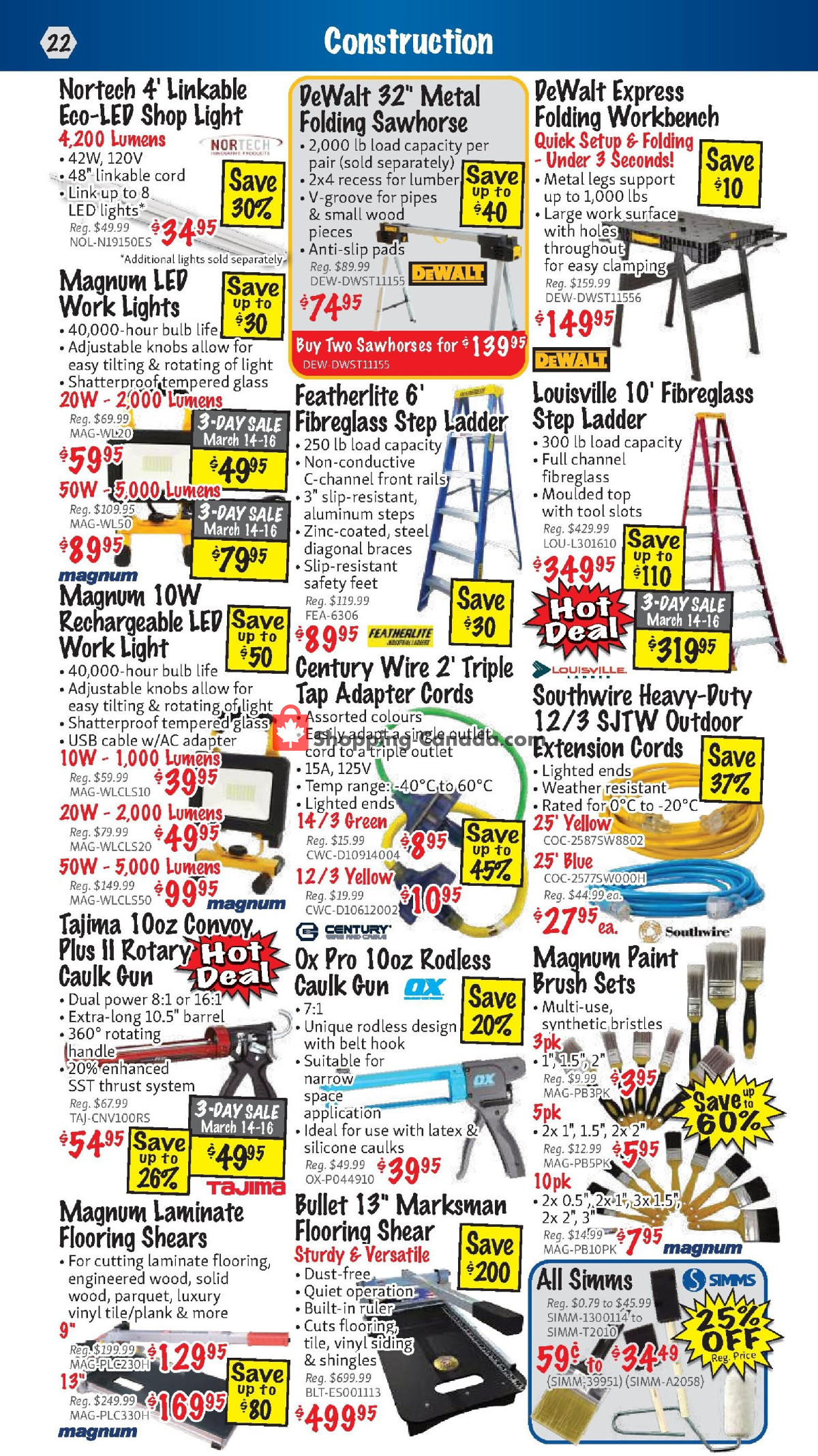 KMS Tools & Equipment flyer from Friday March 1, 2024 to Sunday March 31, 2024 - page 22