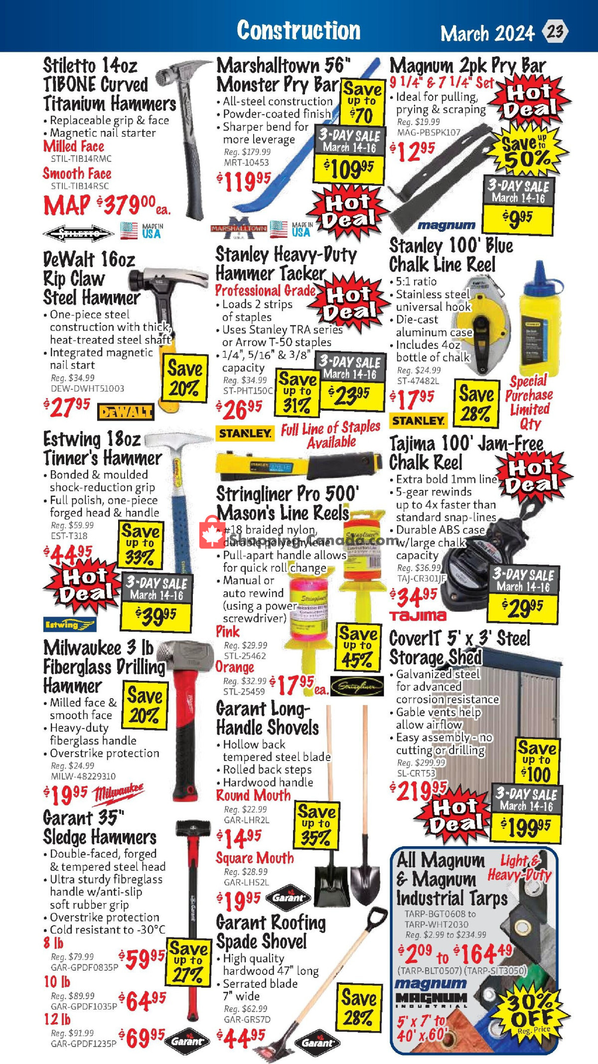 KMS Tools & Equipment flyer from Friday March 1, 2024 to Sunday March 31, 2024 - page 23