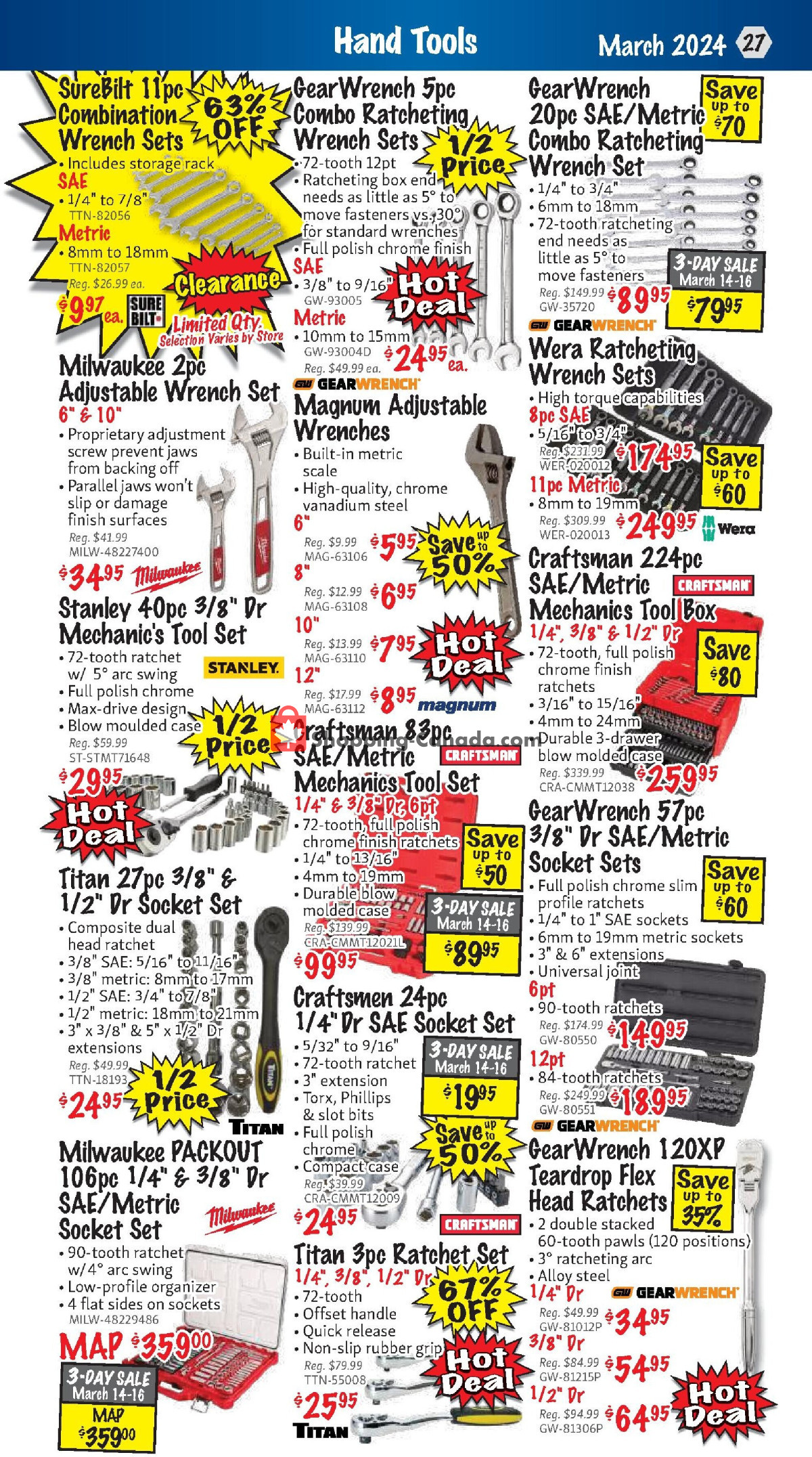 KMS Tools & Equipment flyer from Friday March 1, 2024 to Sunday March 31, 2024 - page 27