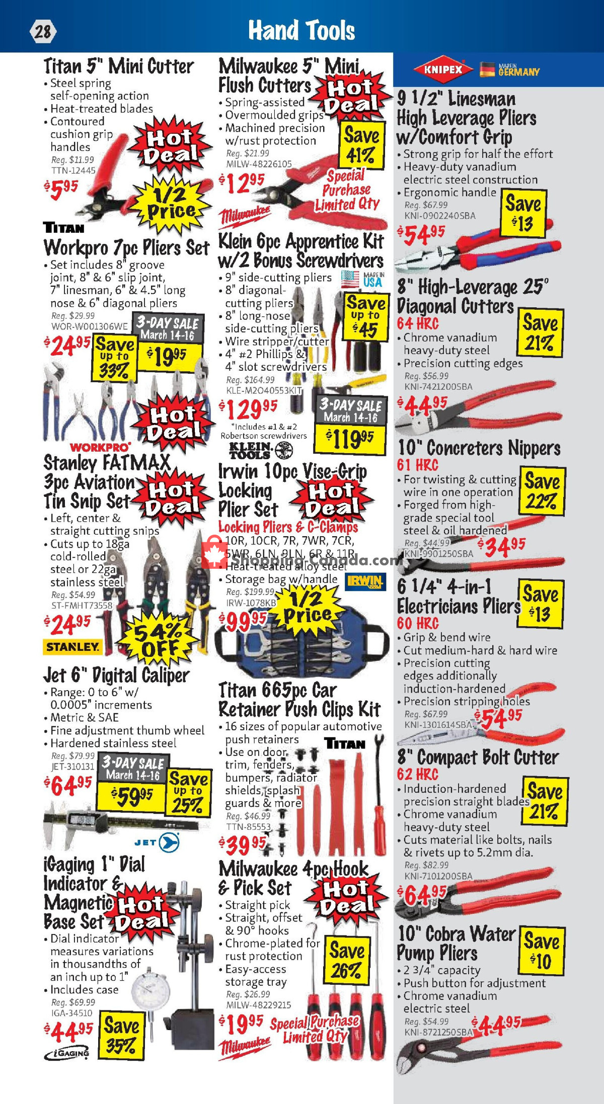 KMS Tools & Equipment flyer from Friday March 1, 2024 to Sunday March 31, 2024 - page 28