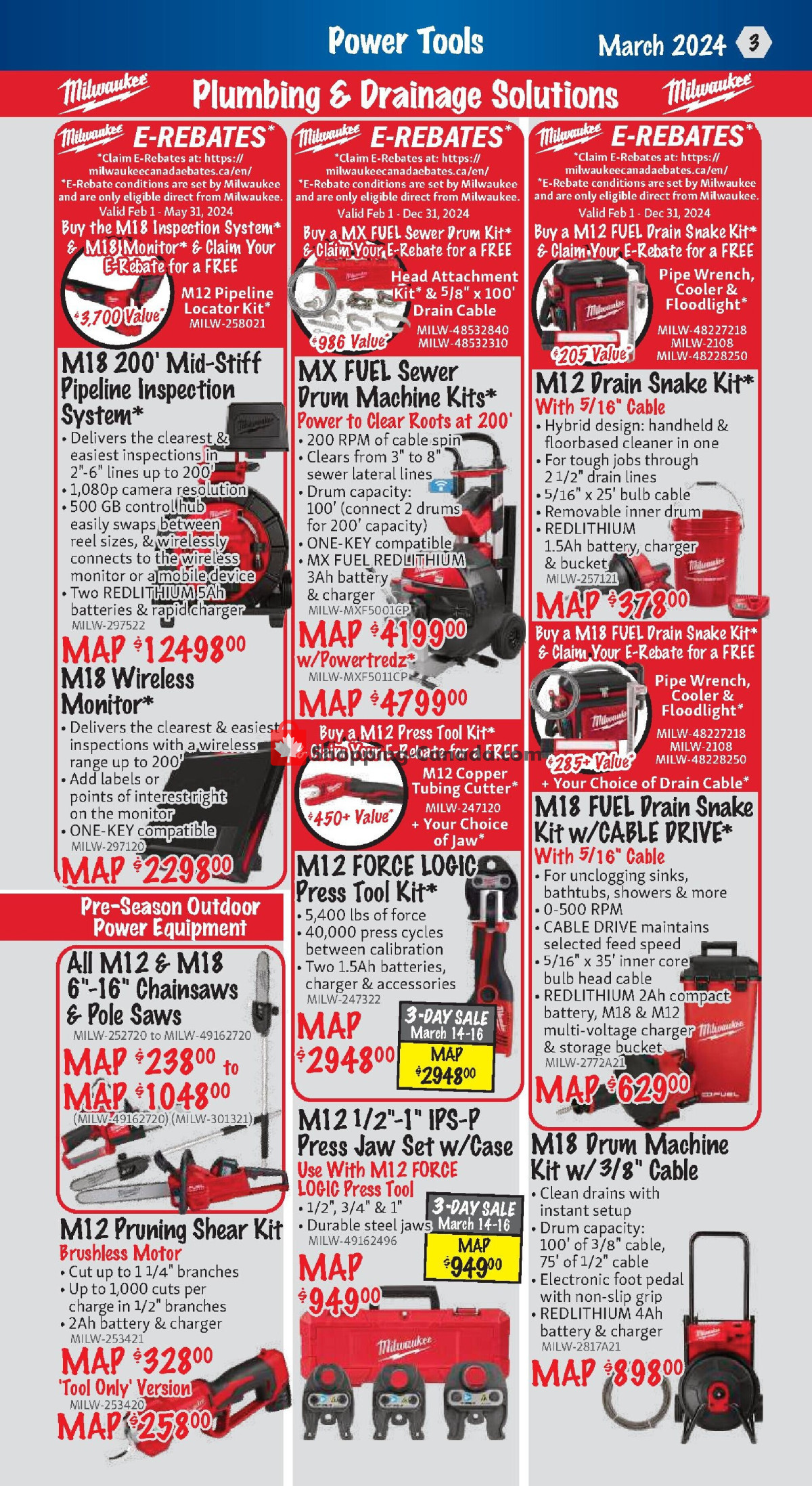 KMS Tools & Equipment flyer from Friday March 1, 2024 to Sunday March 31, 2024 - page 3