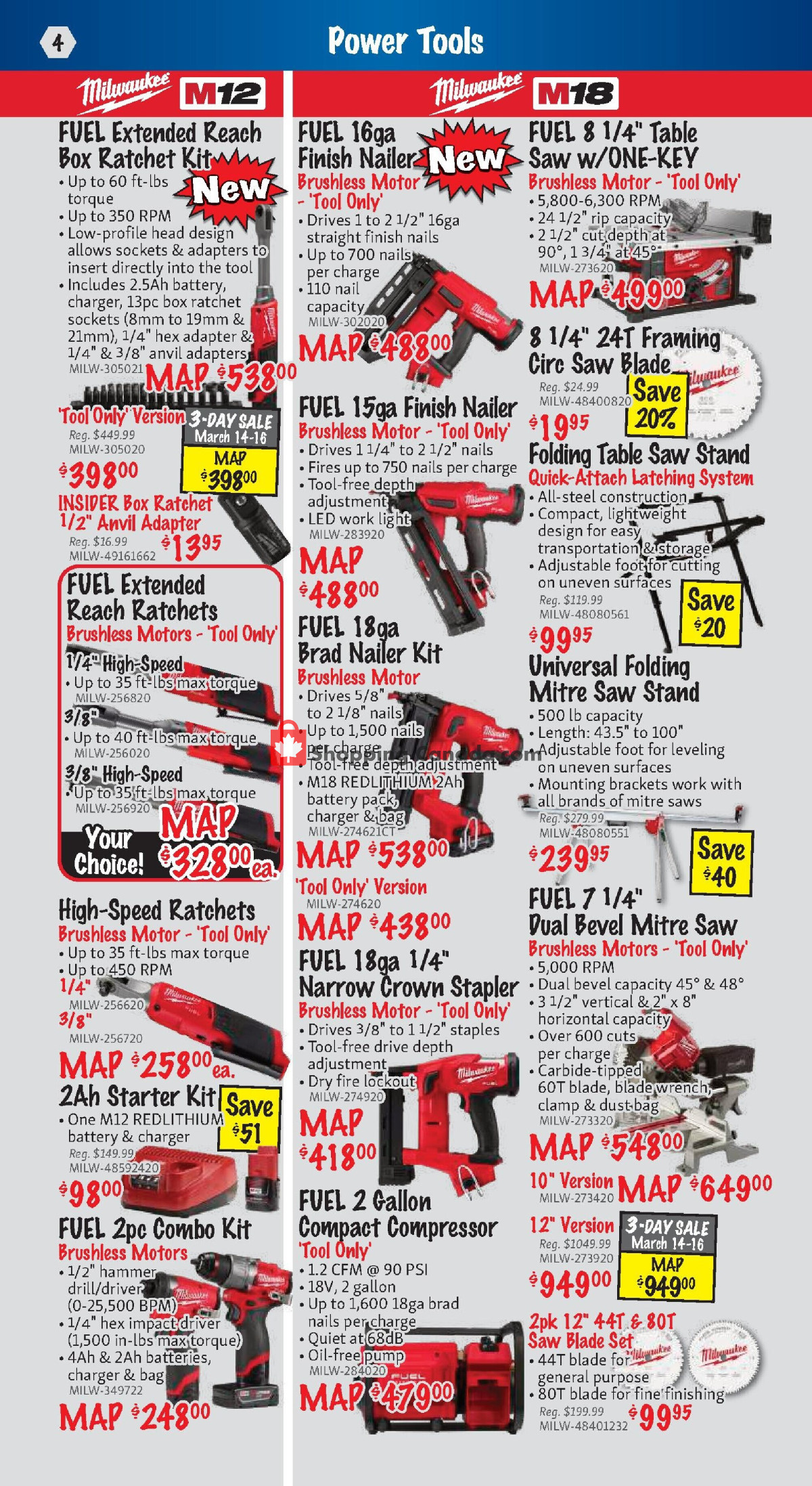 KMS Tools & Equipment flyer from Friday March 1, 2024 to Sunday March 31, 2024 - page 4