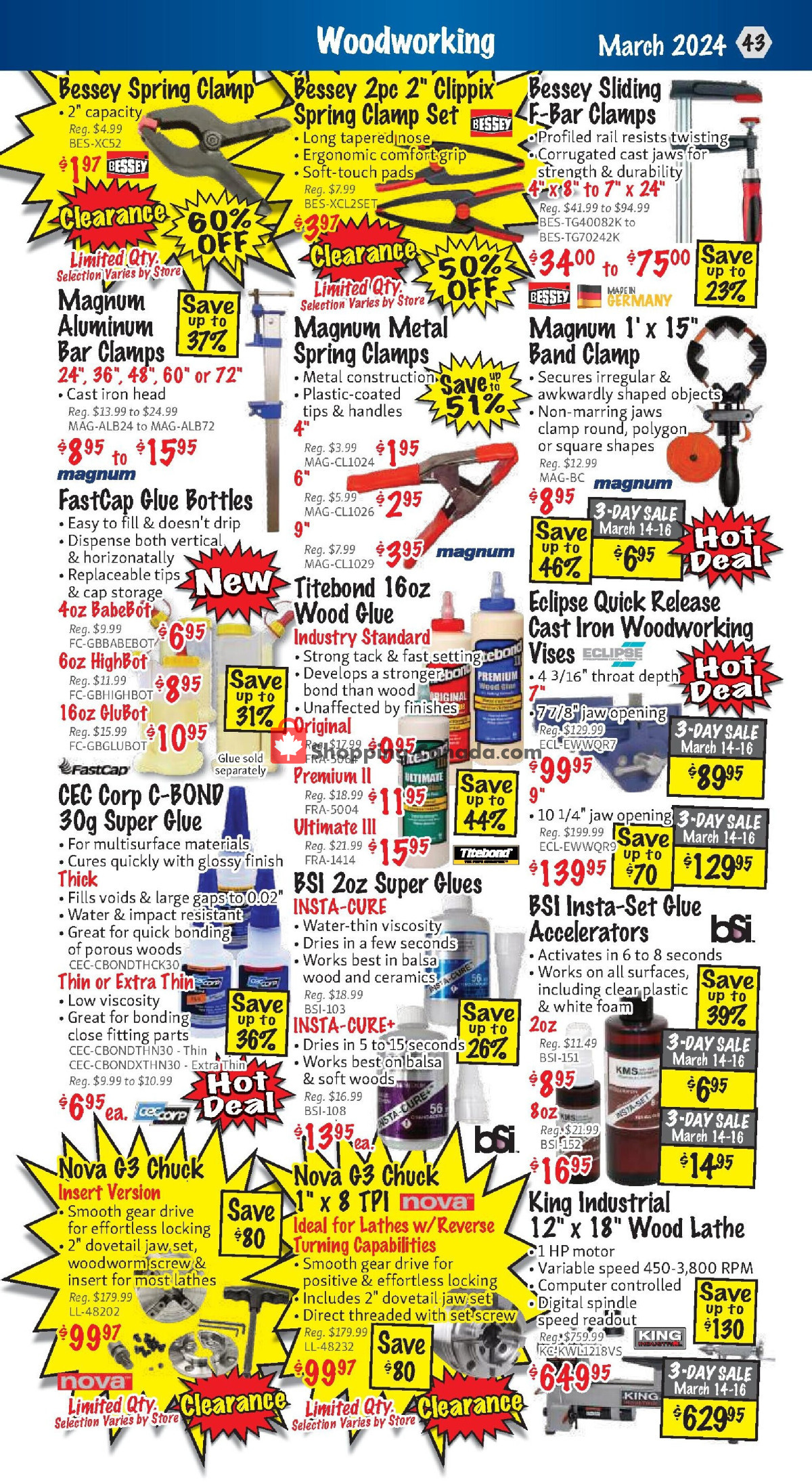 KMS Tools & Equipment flyer from Friday March 1, 2024 to Sunday March 31, 2024 - page 43