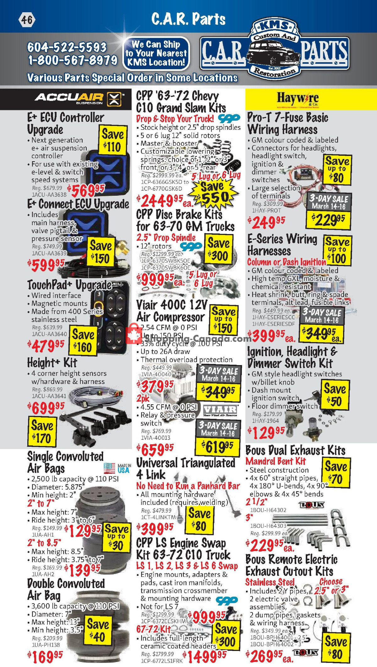 KMS Tools & Equipment flyer from Friday March 1, 2024 to Sunday March 31, 2024 - page 46