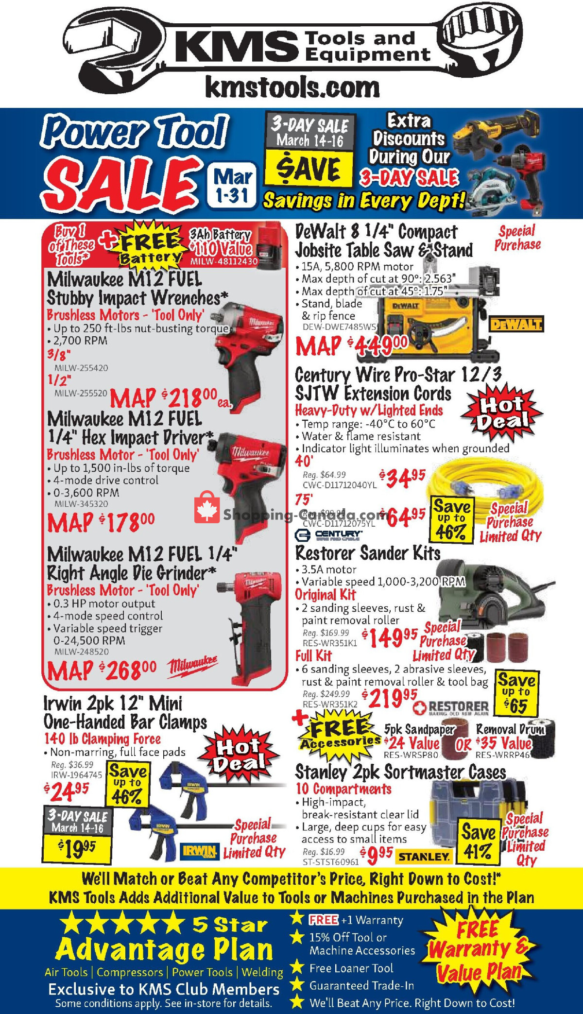 KMS Tools & Equipment flyer from Friday March 1, 2024 to Sunday March 31, 2024 - page 48