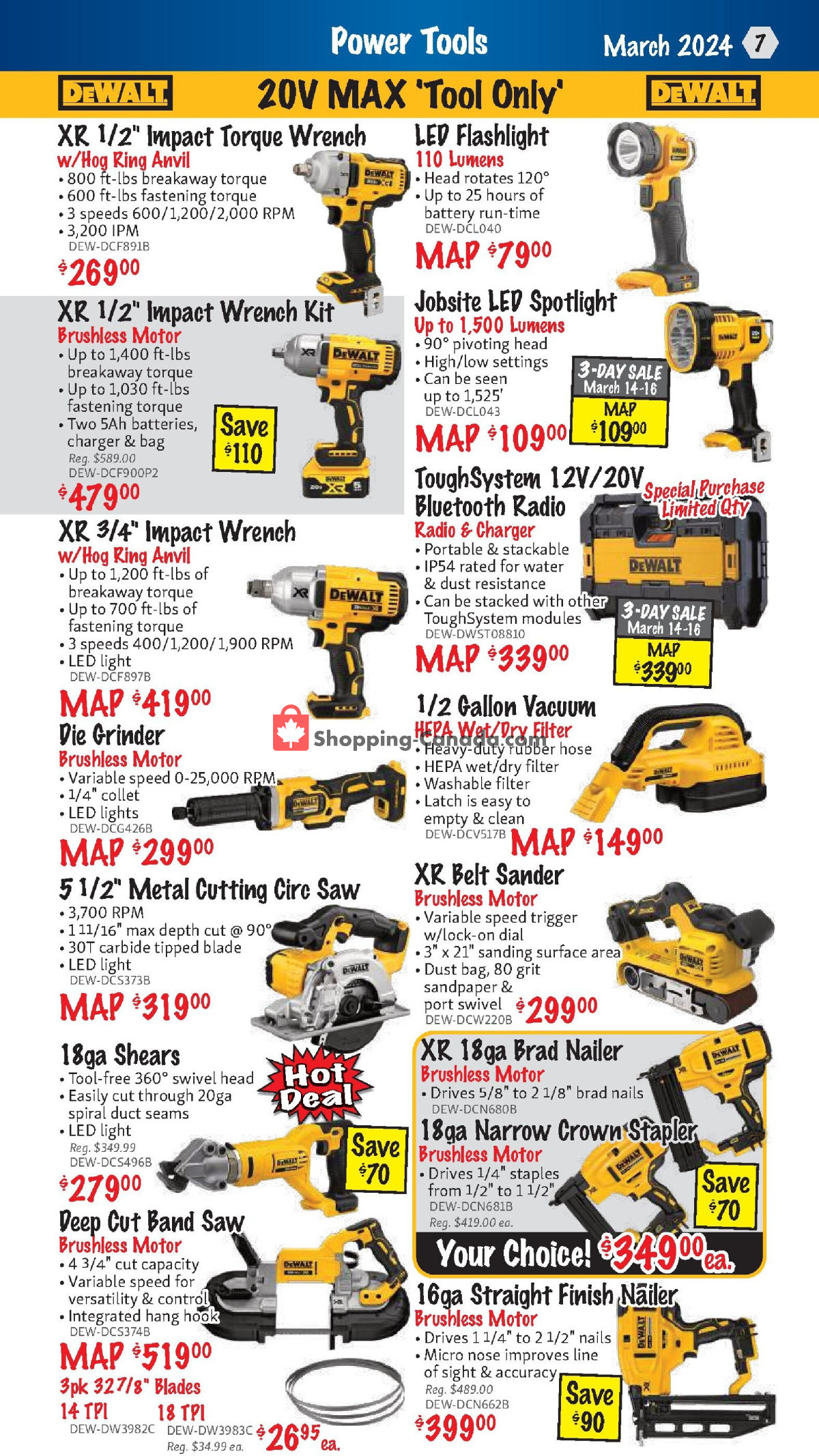 KMS Tools & Equipment flyer from Friday March 1, 2024 to Sunday March 31, 2024 - page 7