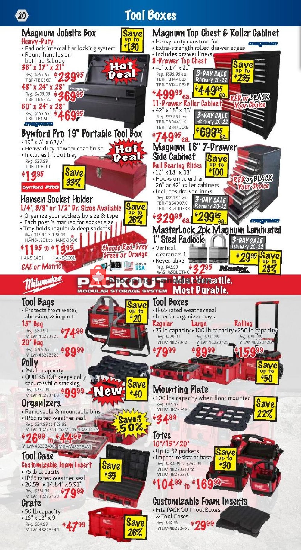 KMS Tools & Equipment flyer from Saturday February 1, 2020 to Saturday February 29, 2020 - page 20