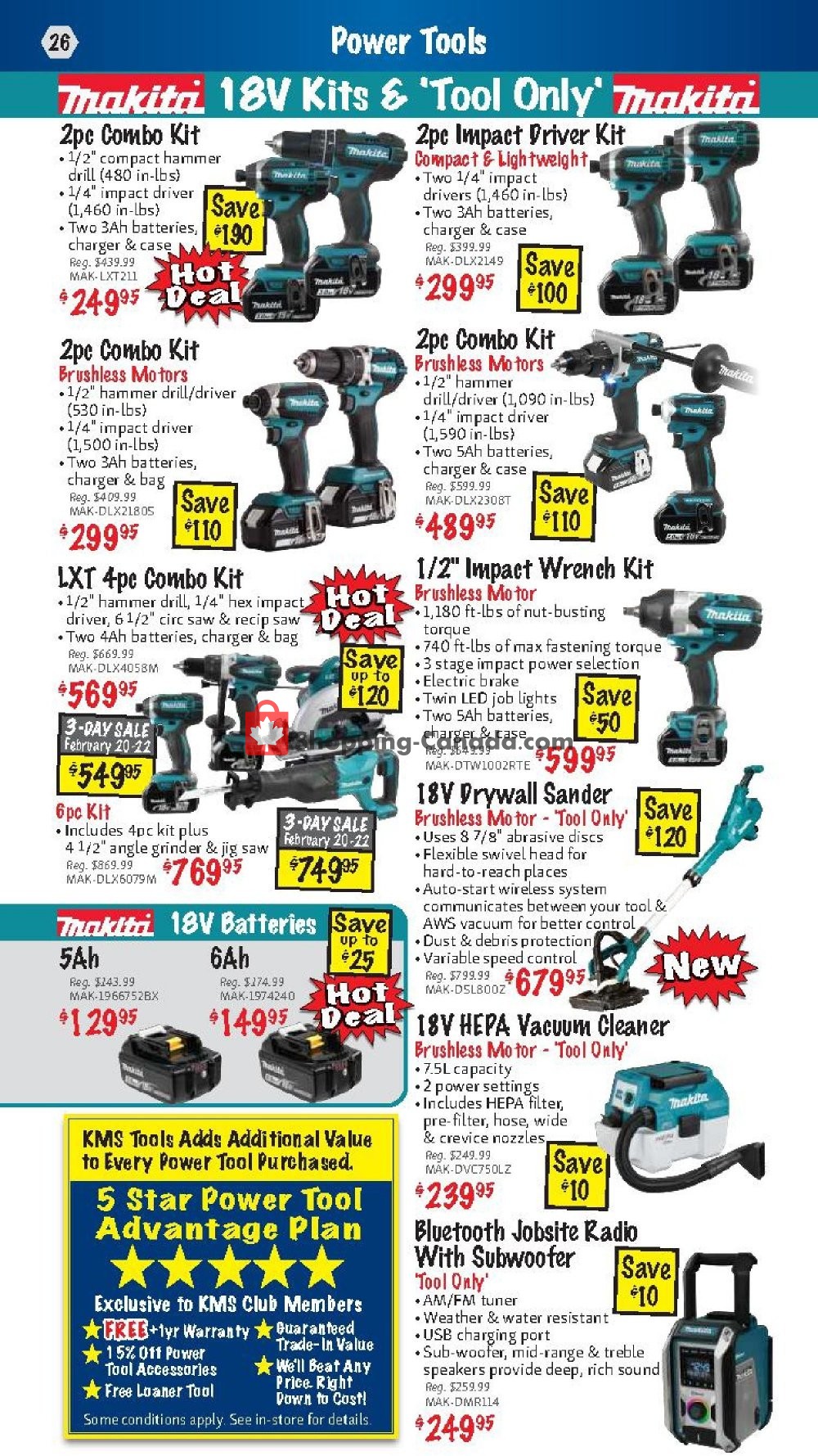 KMS Tools & Equipment flyer from Saturday February 1, 2020 to Saturday February 29, 2020 - page 26